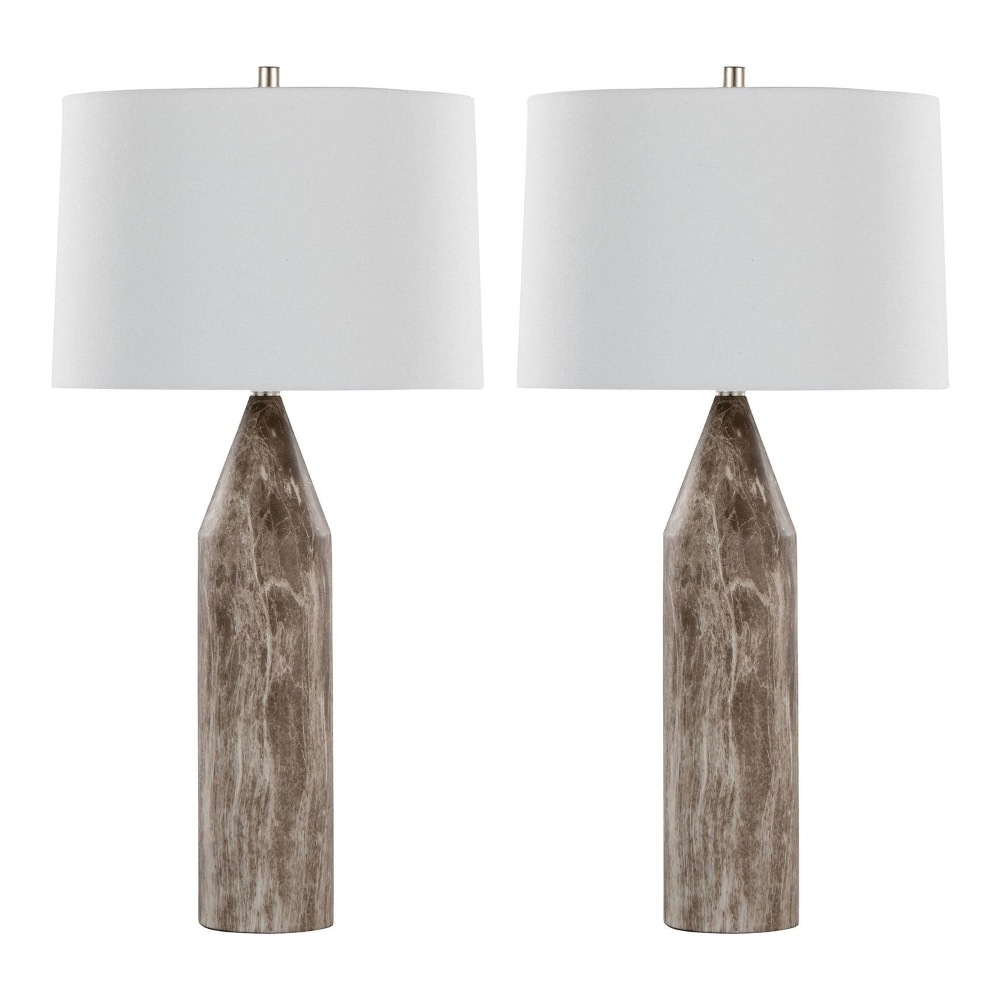 Lumisource Point 30" Metal Table Lamp - Set of 2