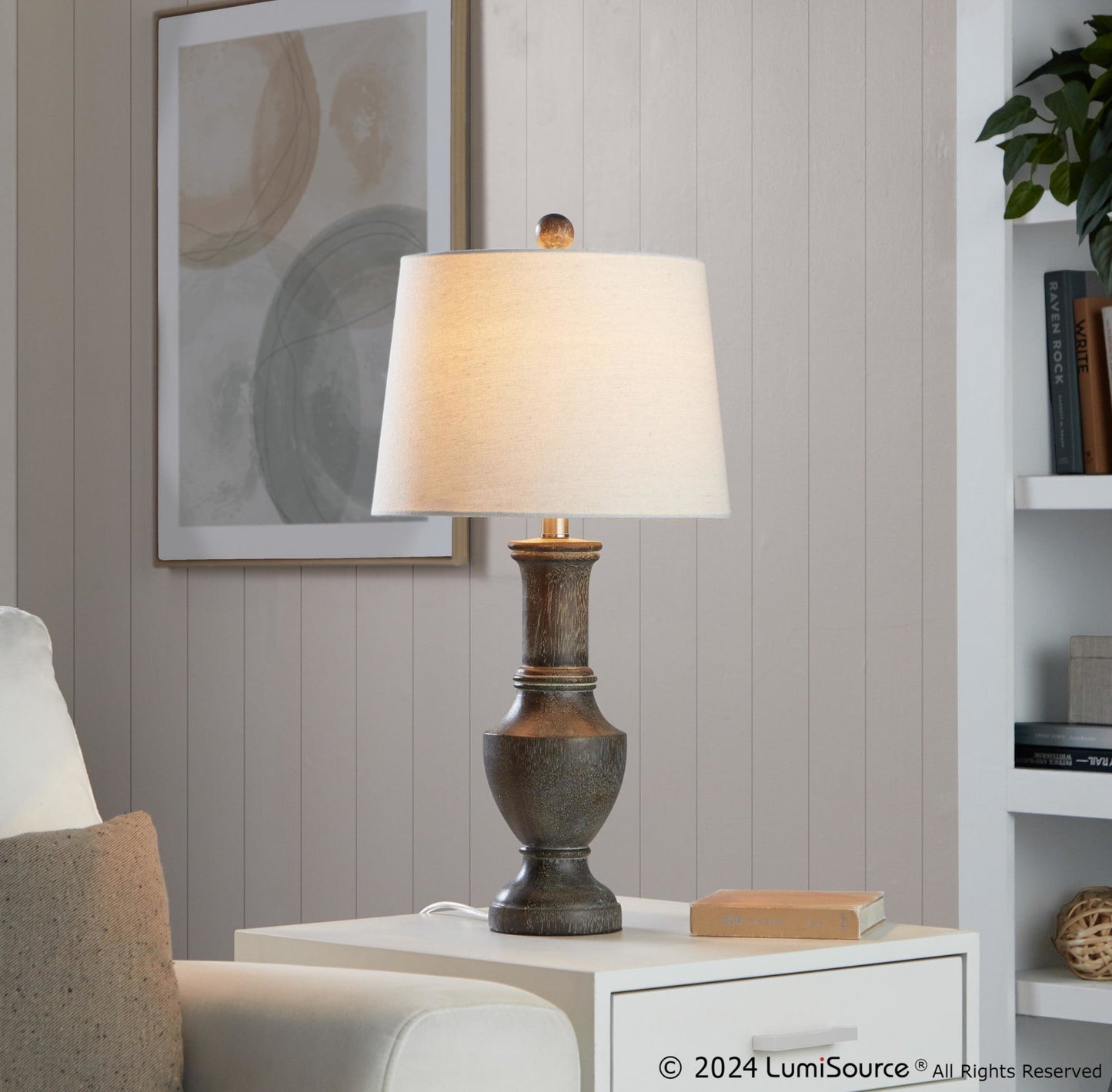 Majestic Office Furniture 26" Polyresin Table Lamp - Set of 2