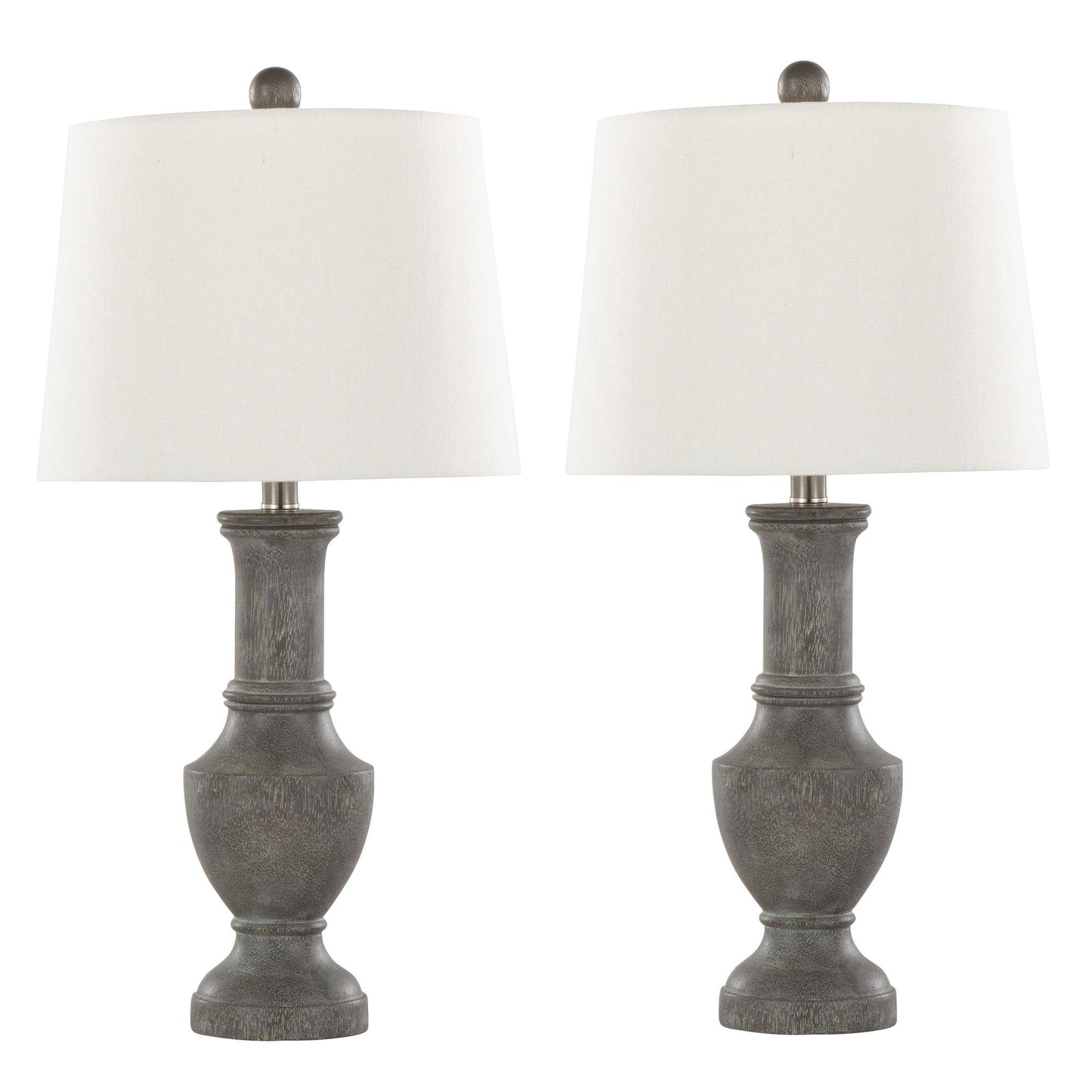 Majestic Office Furniture 26" Polyresin Table Lamp - Set of 2