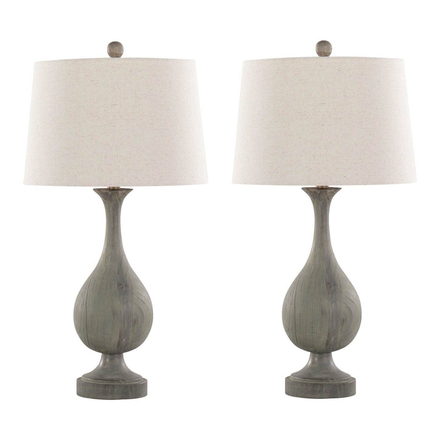 Majestic Office Furniture Poly 29" Polyresin Table Lamp - Set of 2
