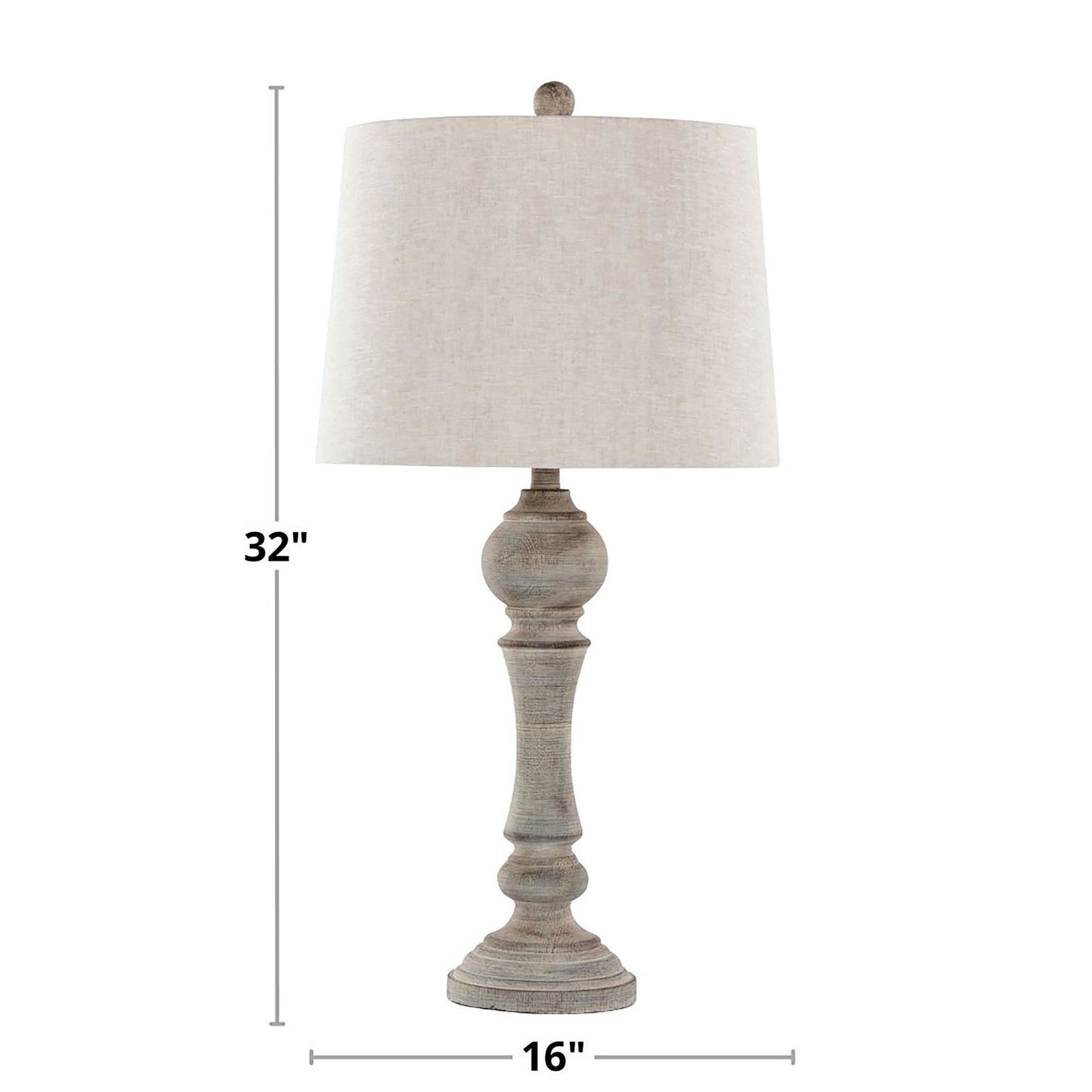Majestic Office Furniture 32" Polyresin Table Lamp - Set of 2