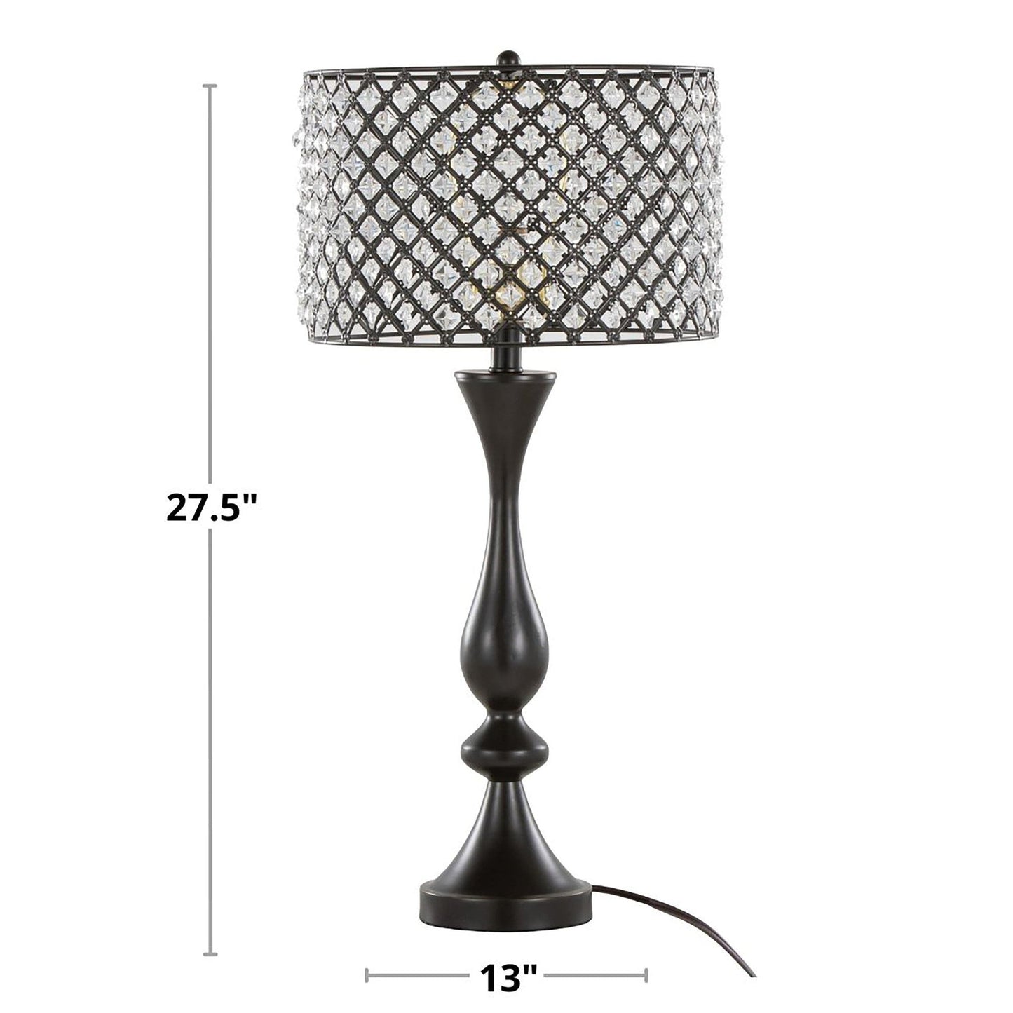 Majestic Office Furniture 27" Metal Table Lamp