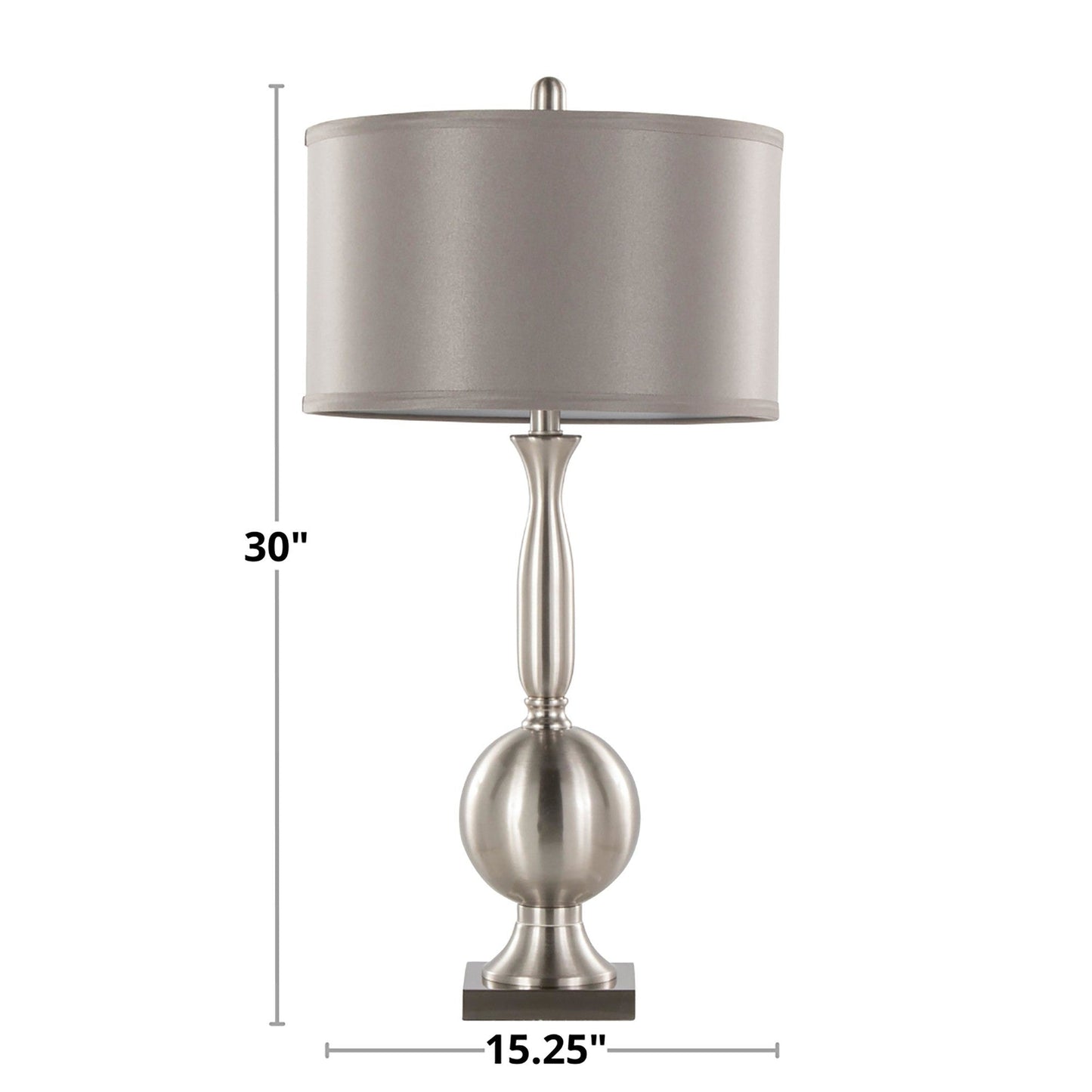Majestic Office Furniture 30" Metal Table Lamp - Set of 2