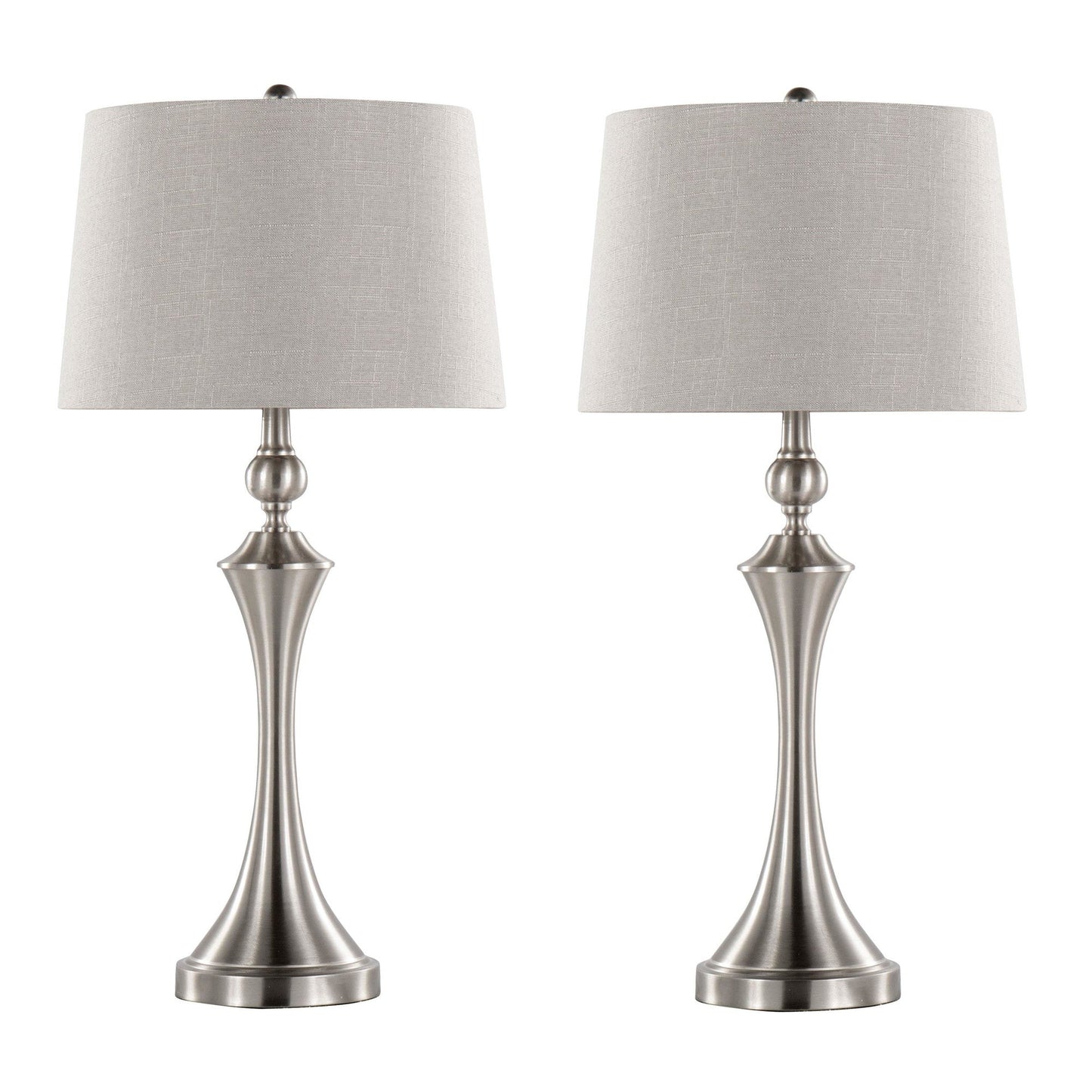 Majestic Office Furniture 30" Metal Table Lamp with Usb - Set of 2