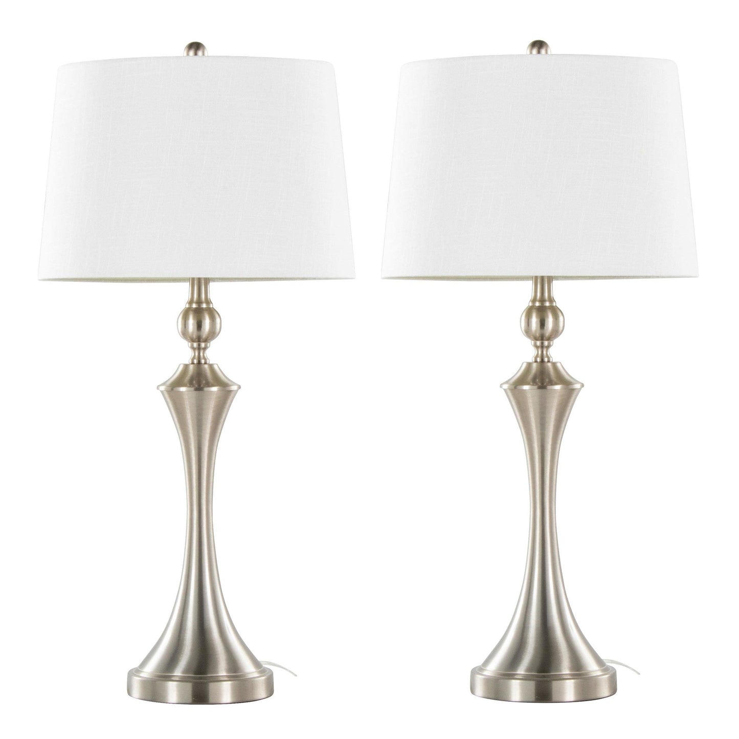 Majestic Office Furniture 30" Metal Table Lamp with Usb - Set of 2