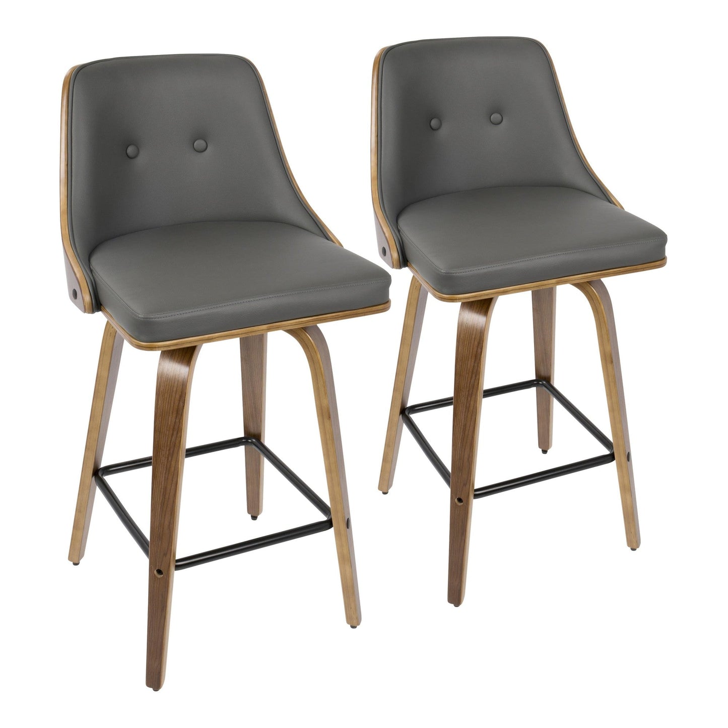 Majestic Office Furniture 26" Fixed-Height Counter Stool - Set of 2