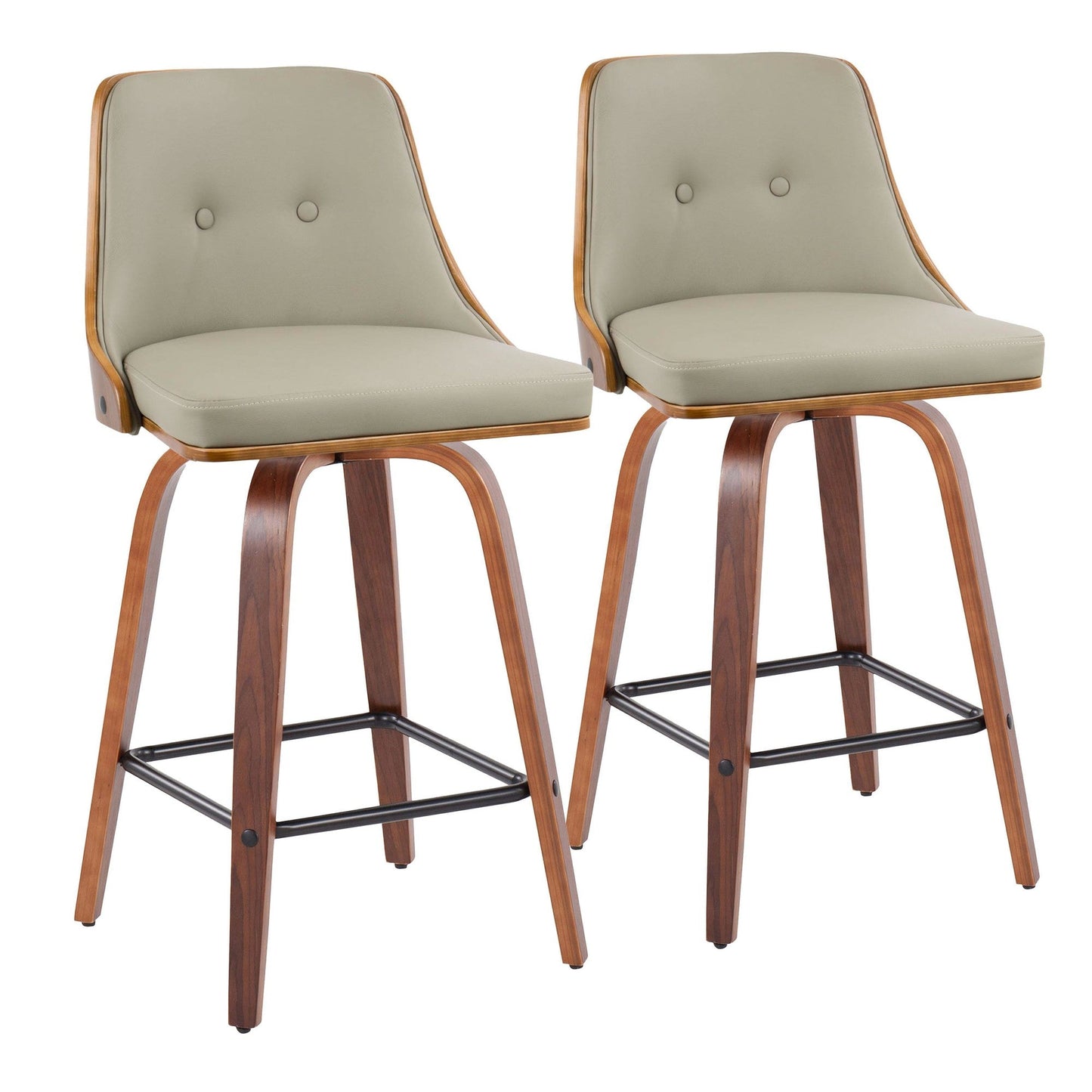 Majestic Office Furniture 26" Fixed-Height Counter Stool - Set of 2