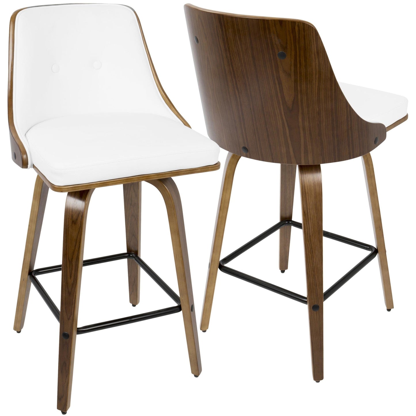 Majestic Office Furniture 26" Fixed-Height Counter Stool - Set of 2