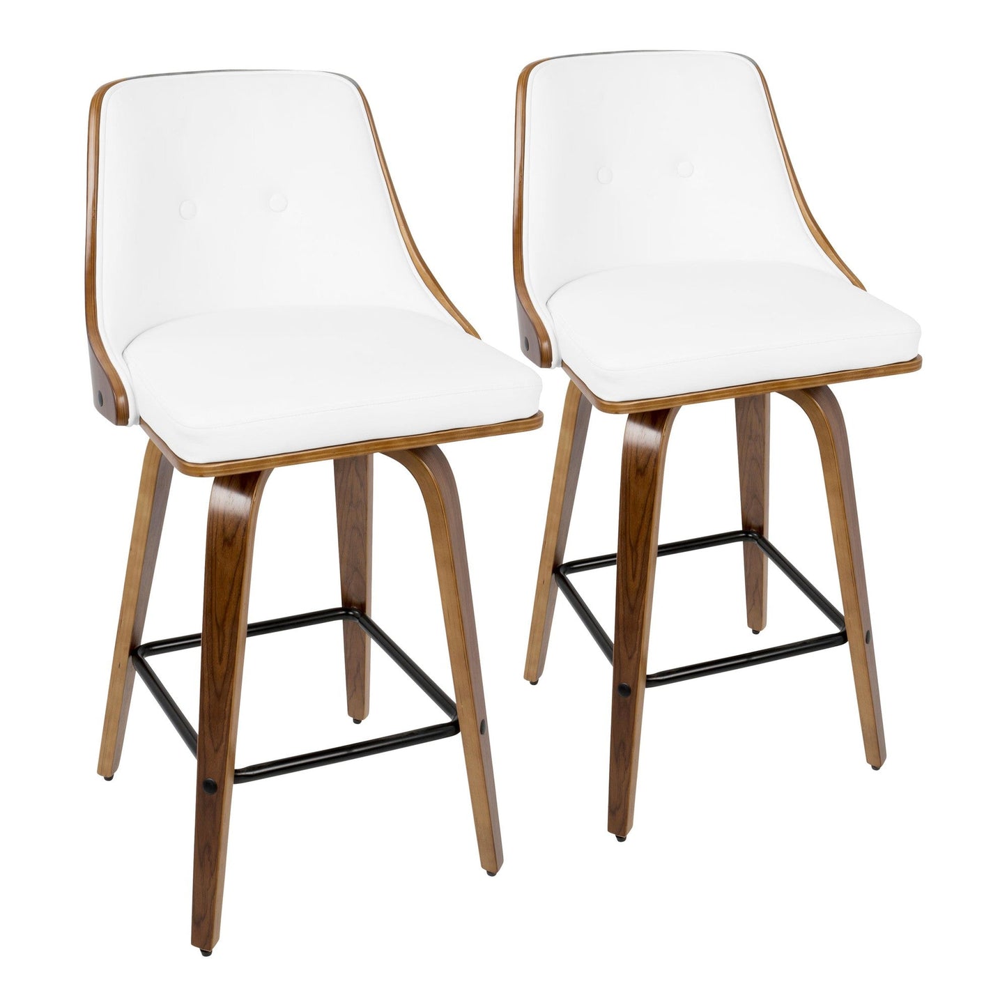 Majestic Office Furniture 26" Fixed-Height Counter Stool - Set of 2