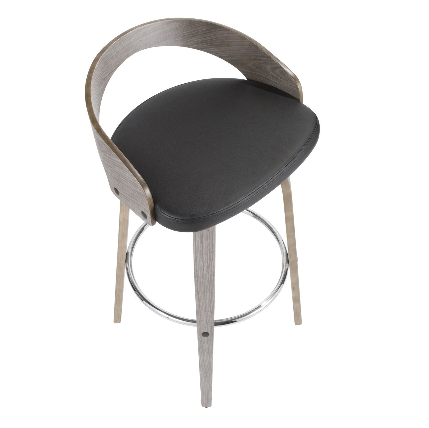 Majestic Office Furniture 30" Fixed-Height Barstool - Set of 2