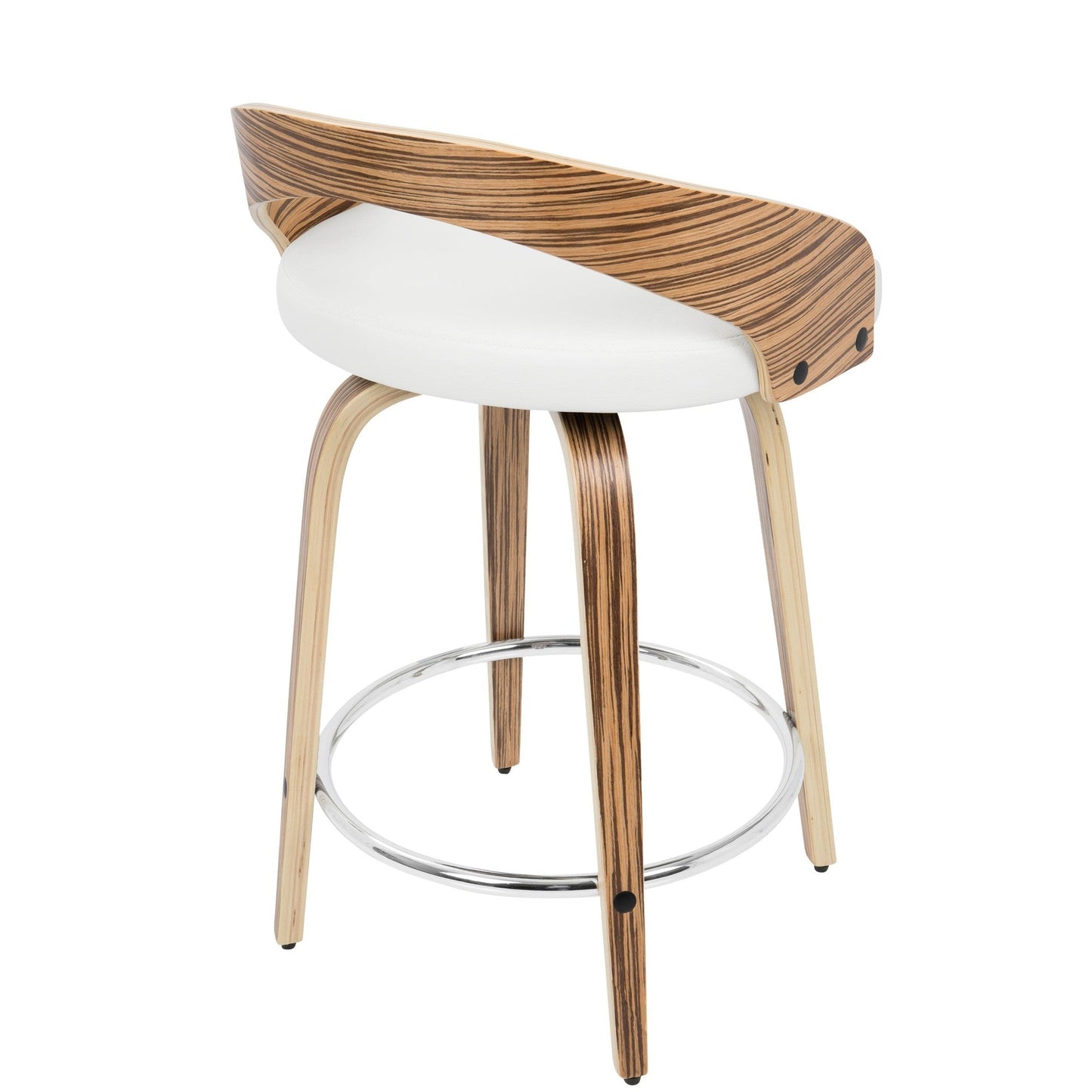 Majestic Office Furniture 24" Fixed-Height Counter Stool - Set of 2