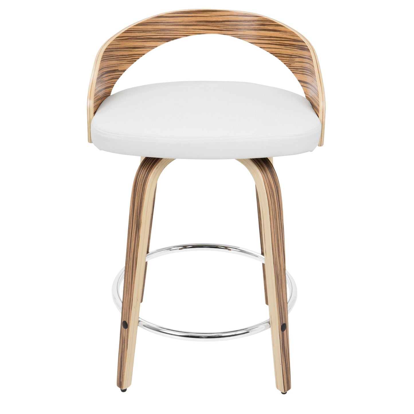 Majestic Office Furniture 24" Fixed-Height Counter Stool - Set of 2