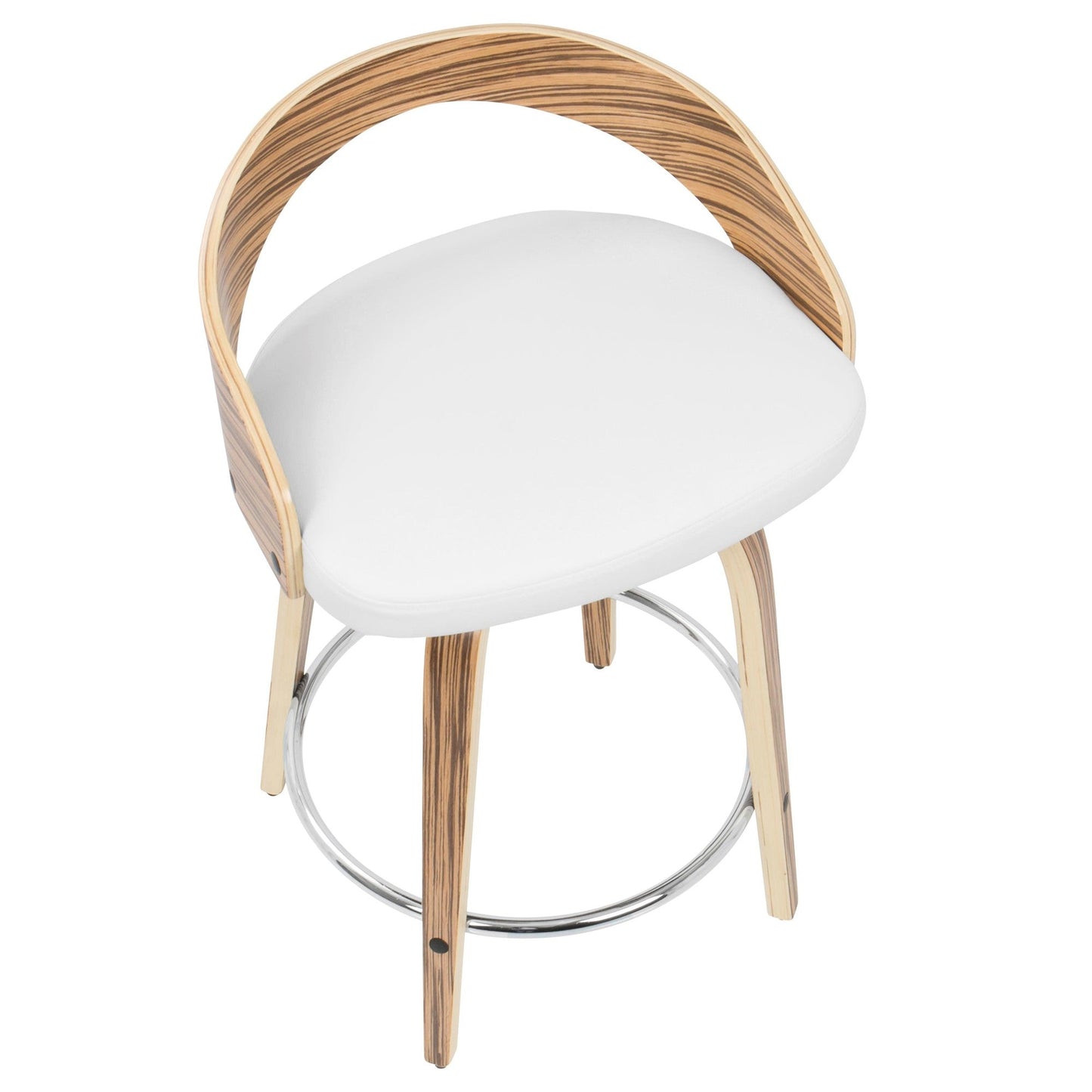 Majestic Office Furniture 24" Fixed-Height Counter Stool - Set of 2