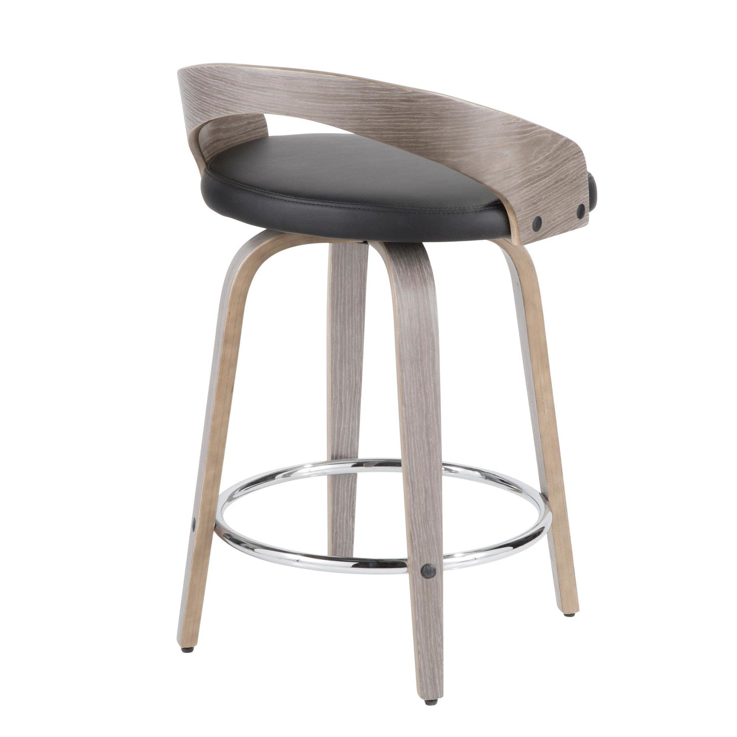 Majestic Office Furniture 24" Fixed-Height Counter Stool - Set of 2