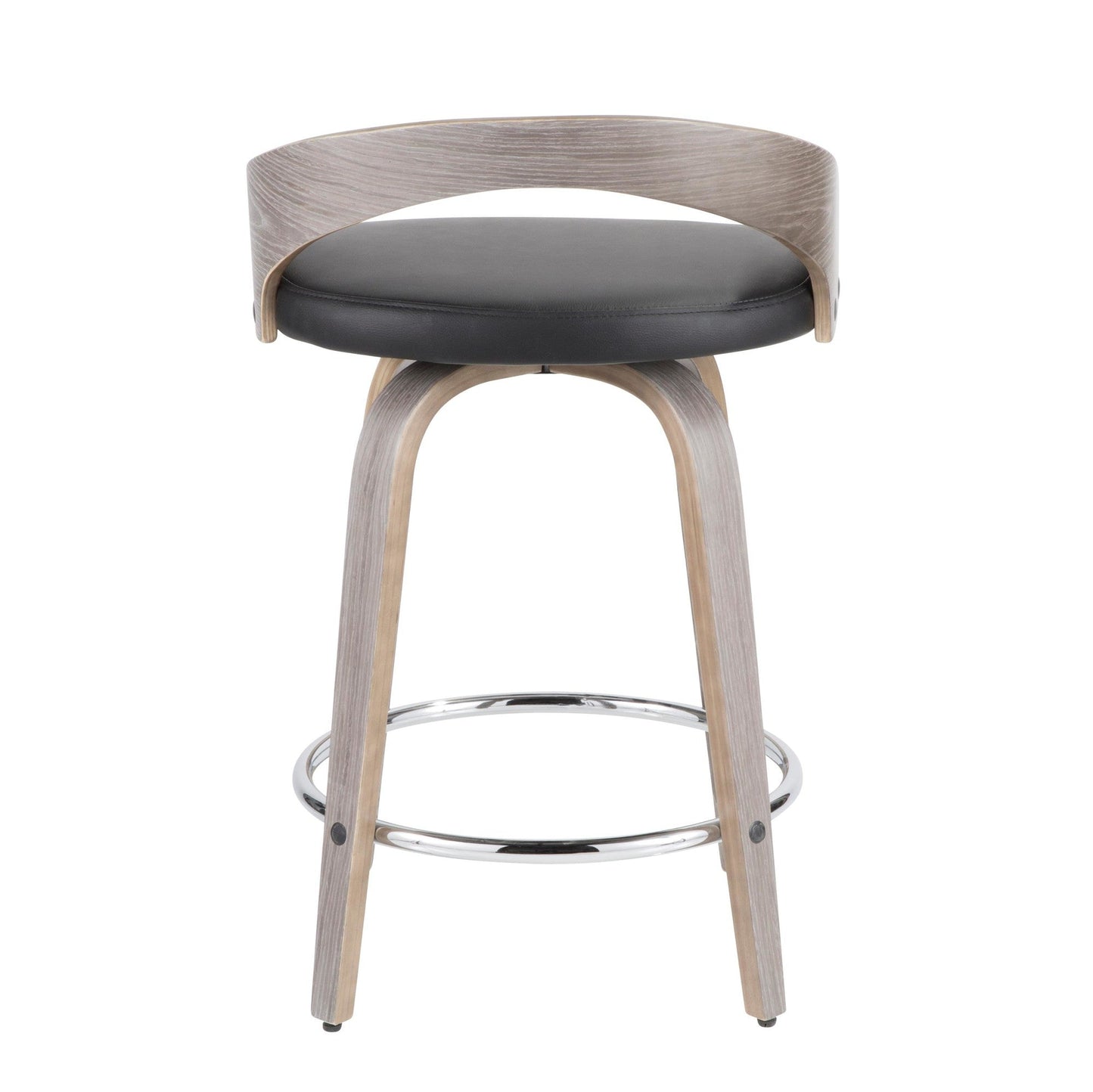 Majestic Office Furniture 24" Fixed-Height Counter Stool - Set of 2