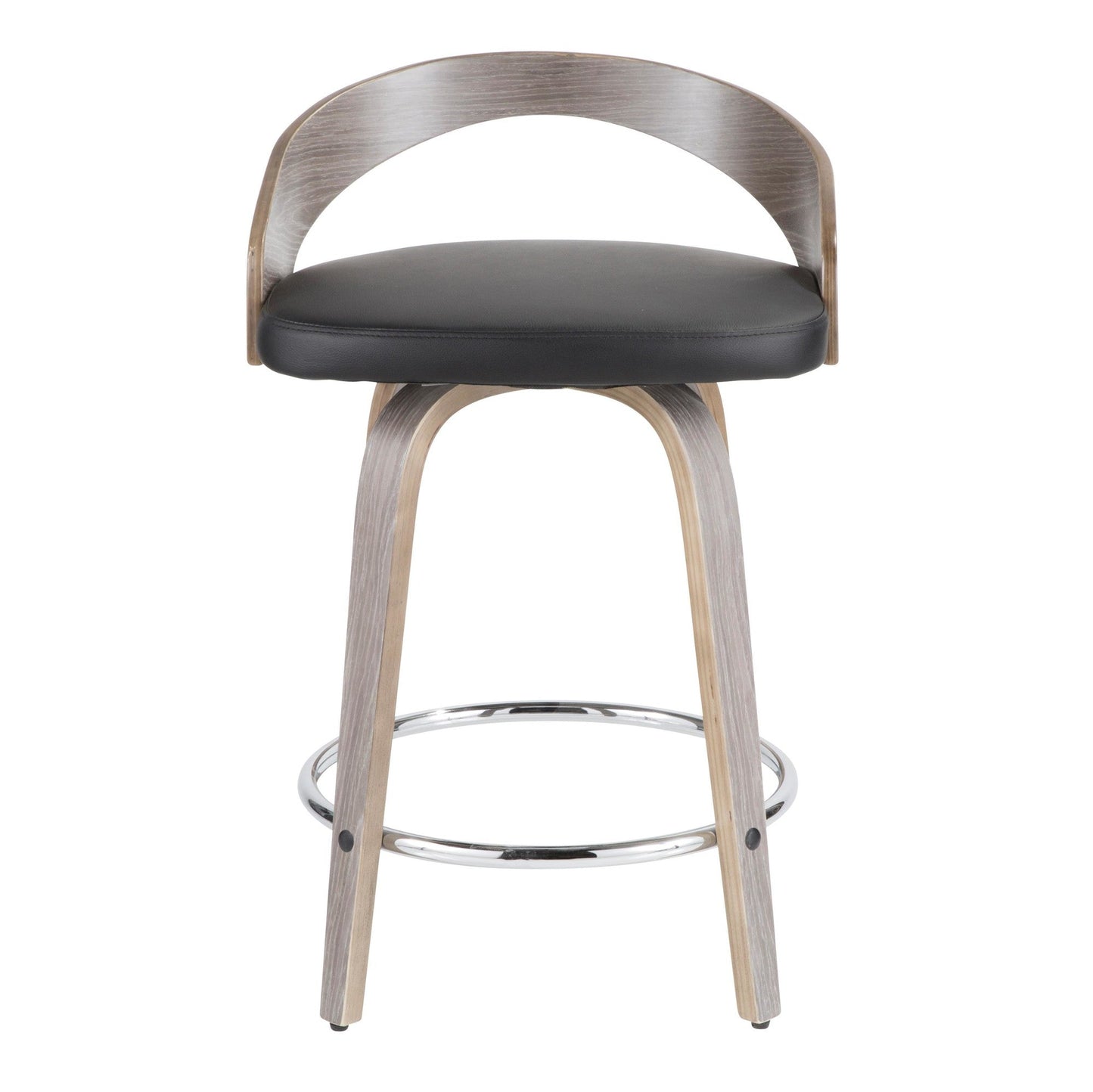 Majestic Office Furniture 24" Fixed-Height Counter Stool - Set of 2