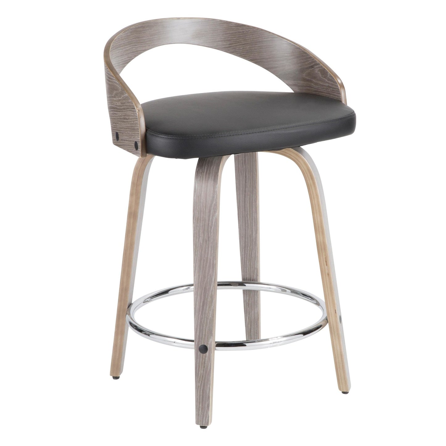 Majestic Office Furniture 24" Fixed-Height Counter Stool - Set of 2
