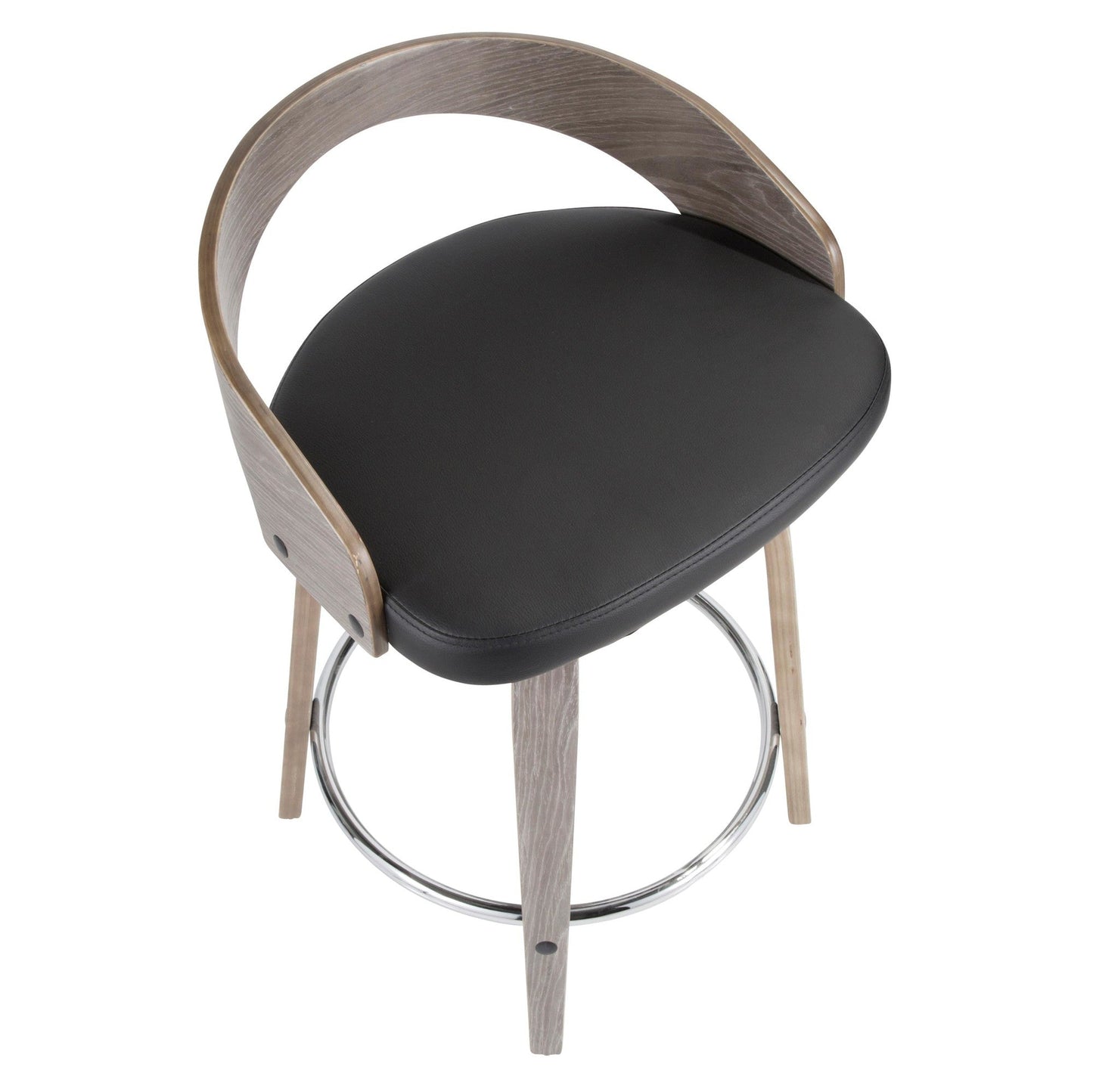 Majestic Office Furniture 24" Fixed-Height Counter Stool - Set of 2
