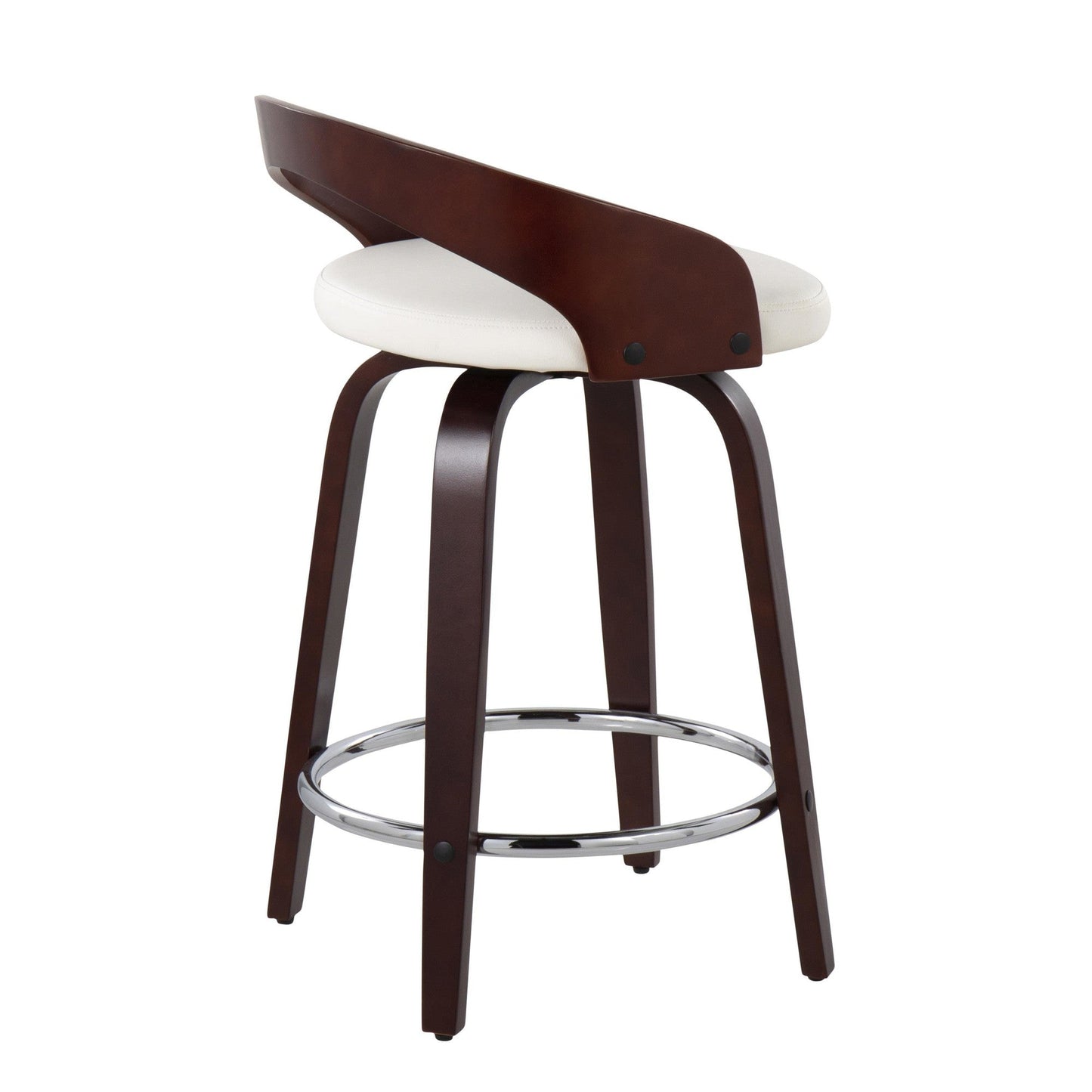 Majestic Office Furniture 24" Fixed-Height Counter Stool - Set of 2