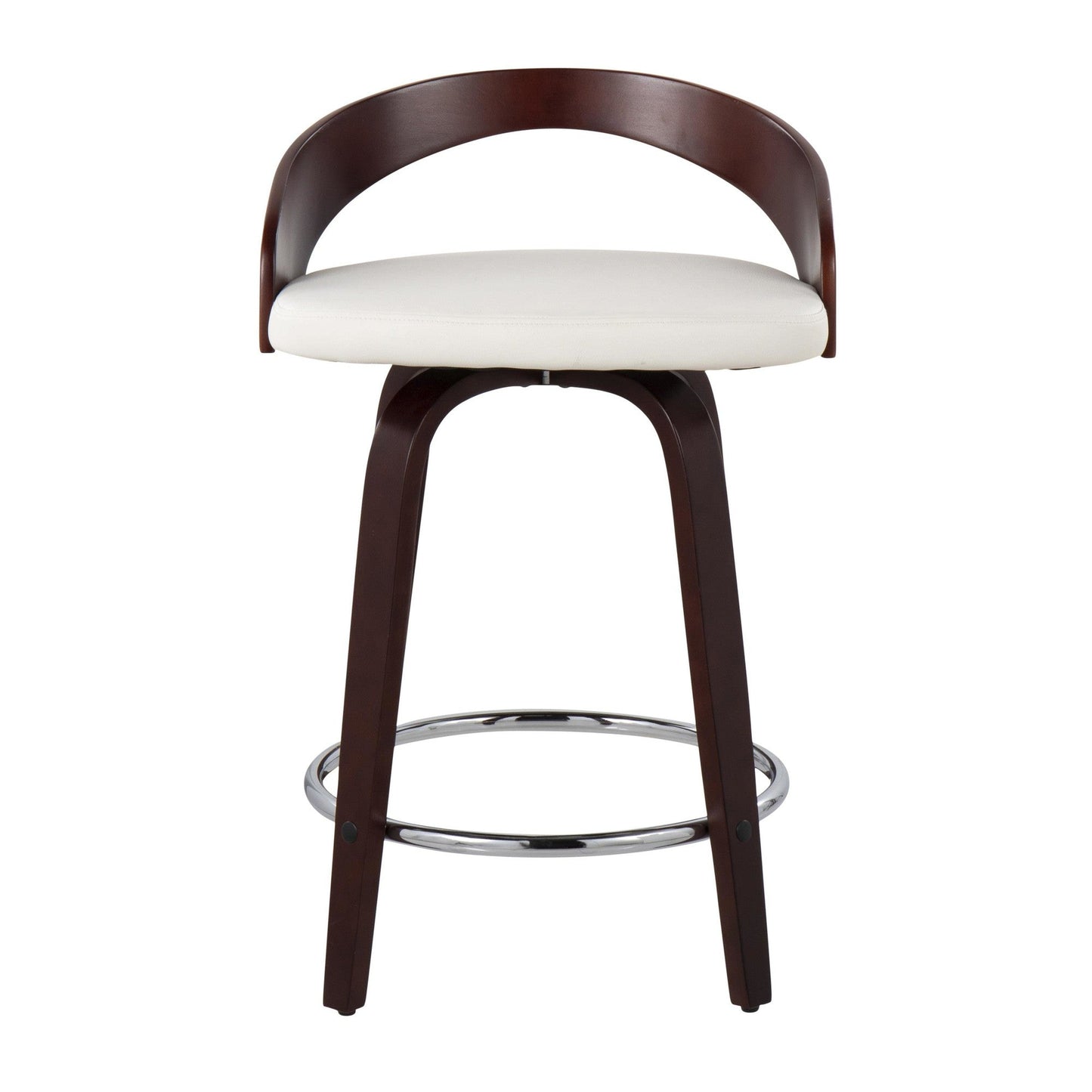 Majestic Office Furniture 24" Fixed-Height Counter Stool - Set of 2