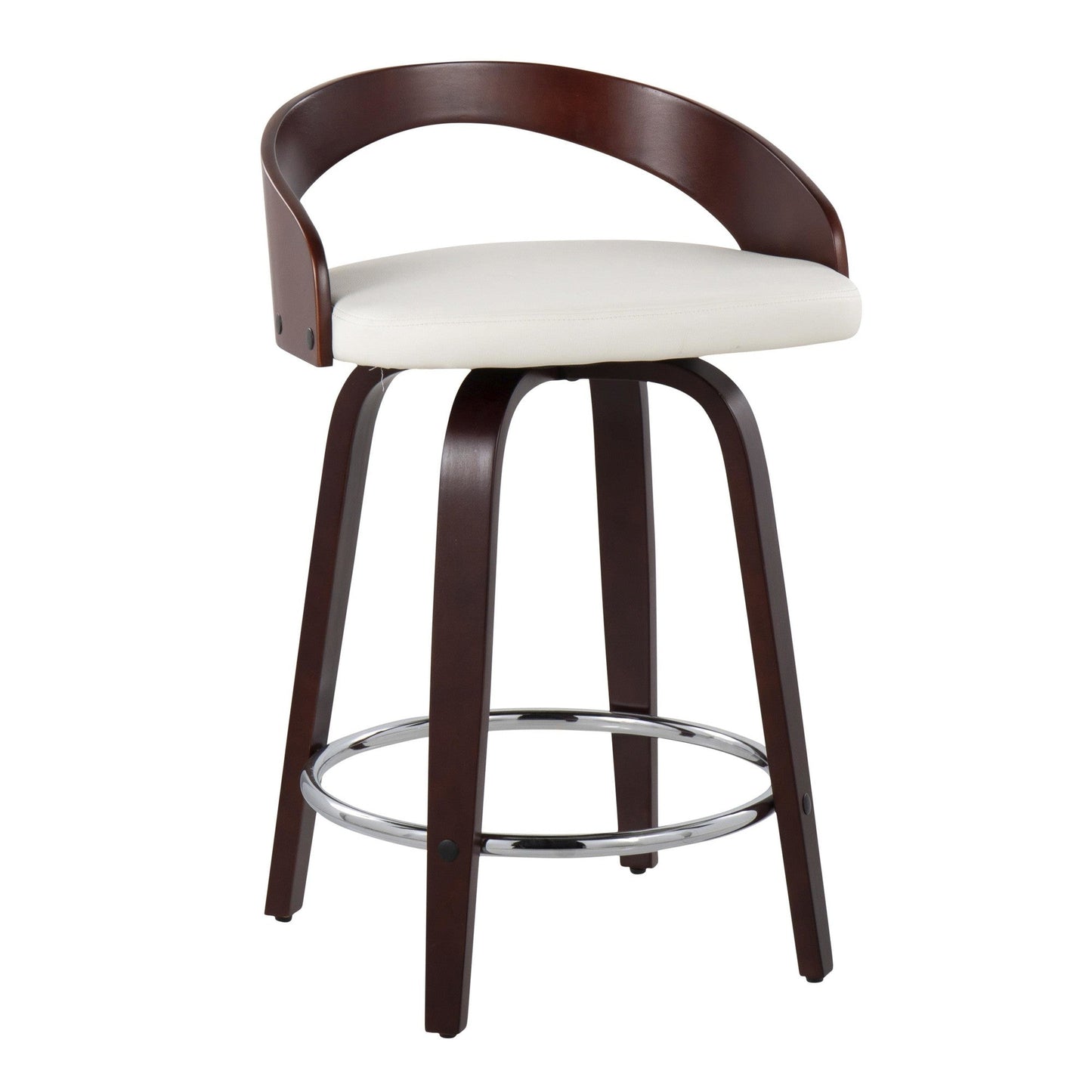 Majestic Office Furniture 24" Fixed-Height Counter Stool - Set of 2