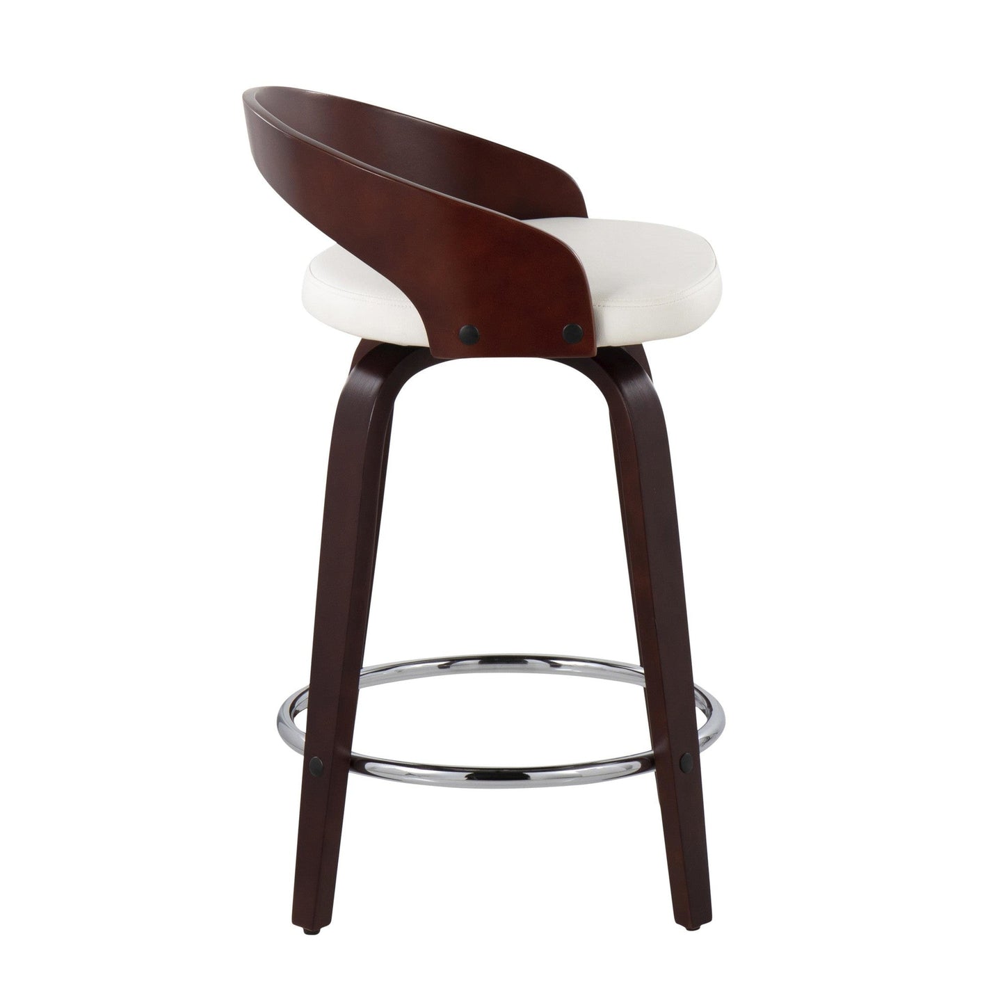 Majestic Office Furniture 24" Fixed-Height Counter Stool - Set of 2
