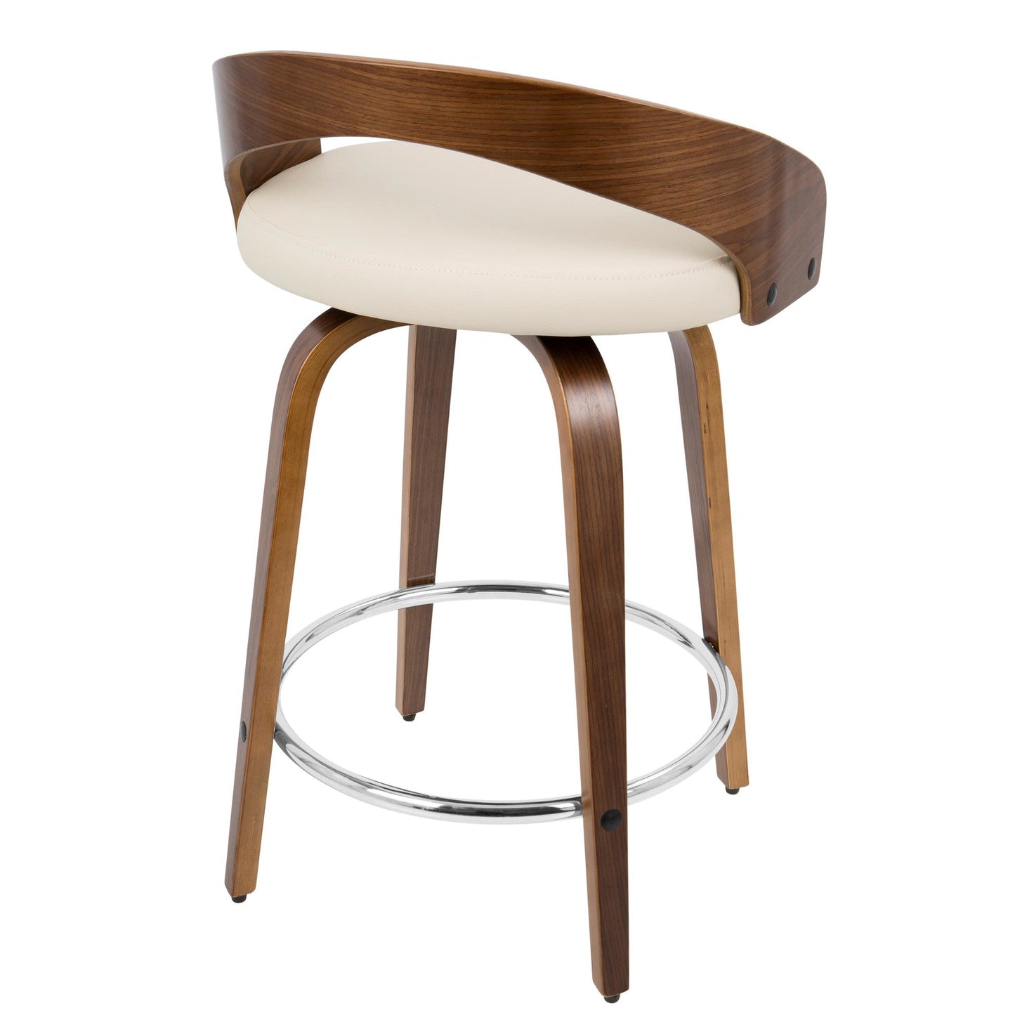 Majestic Office Furniture 24" Fixed-Height Counter Stool - Set of 2