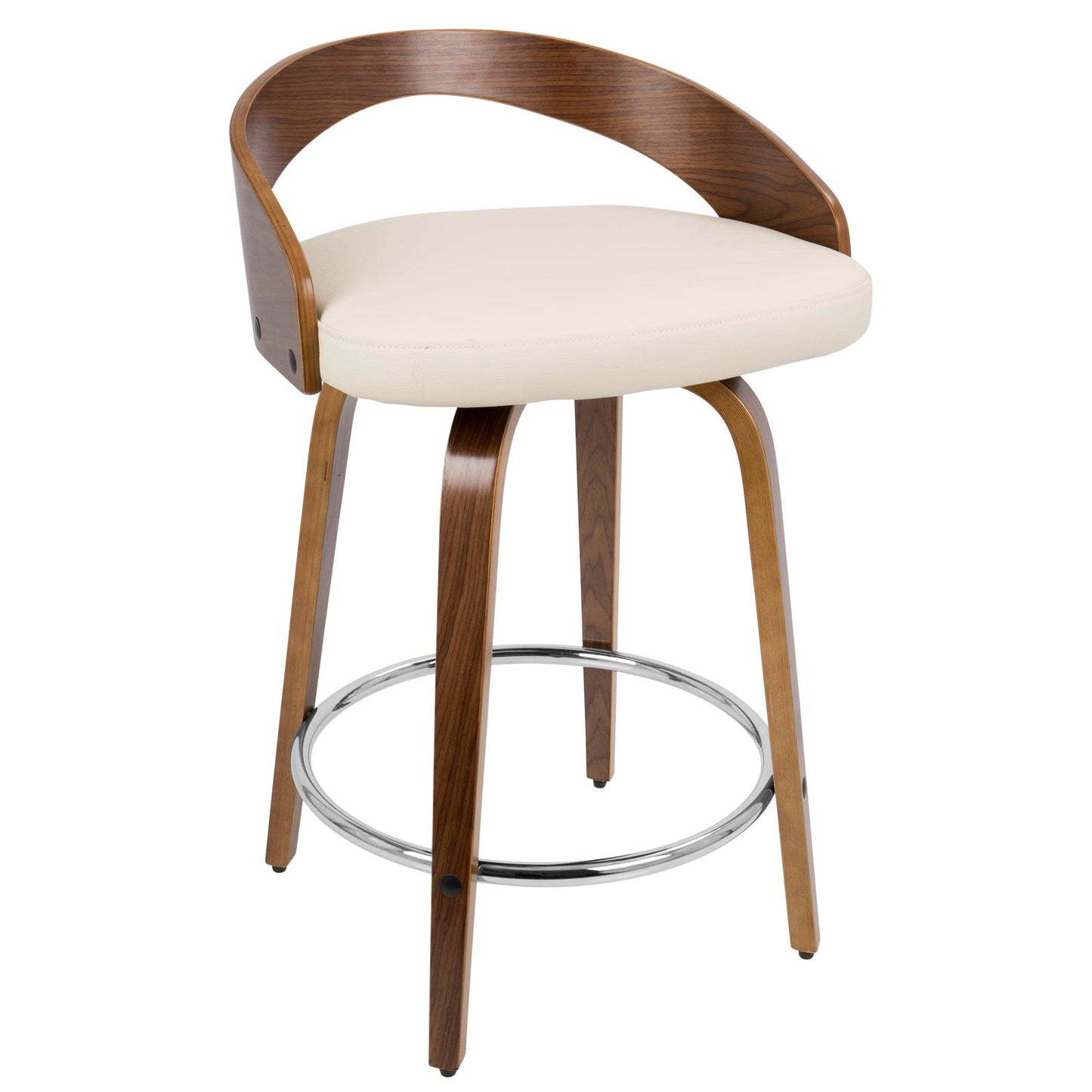 Majestic Office Furniture 24" Fixed-Height Counter Stool - Set of 2