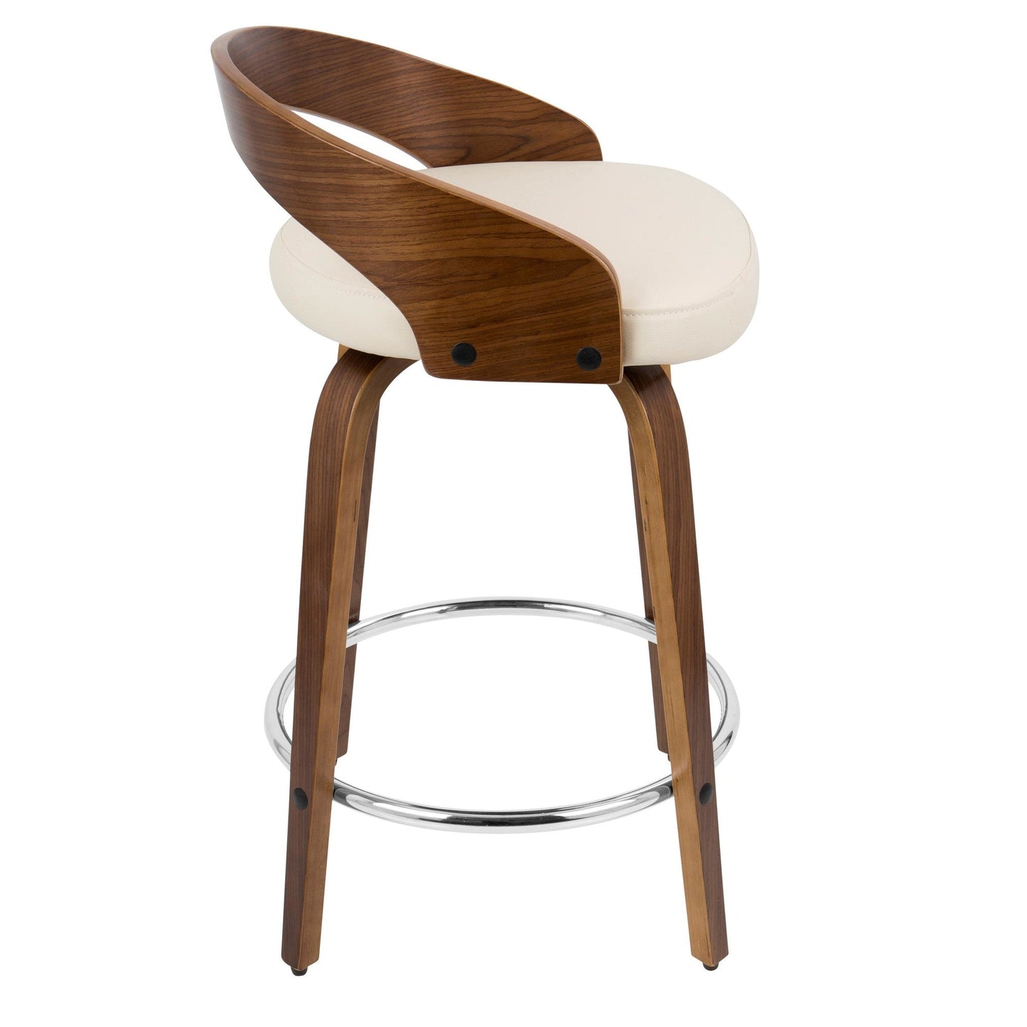 Majestic Office Furniture 24" Fixed-Height Counter Stool - Set of 2