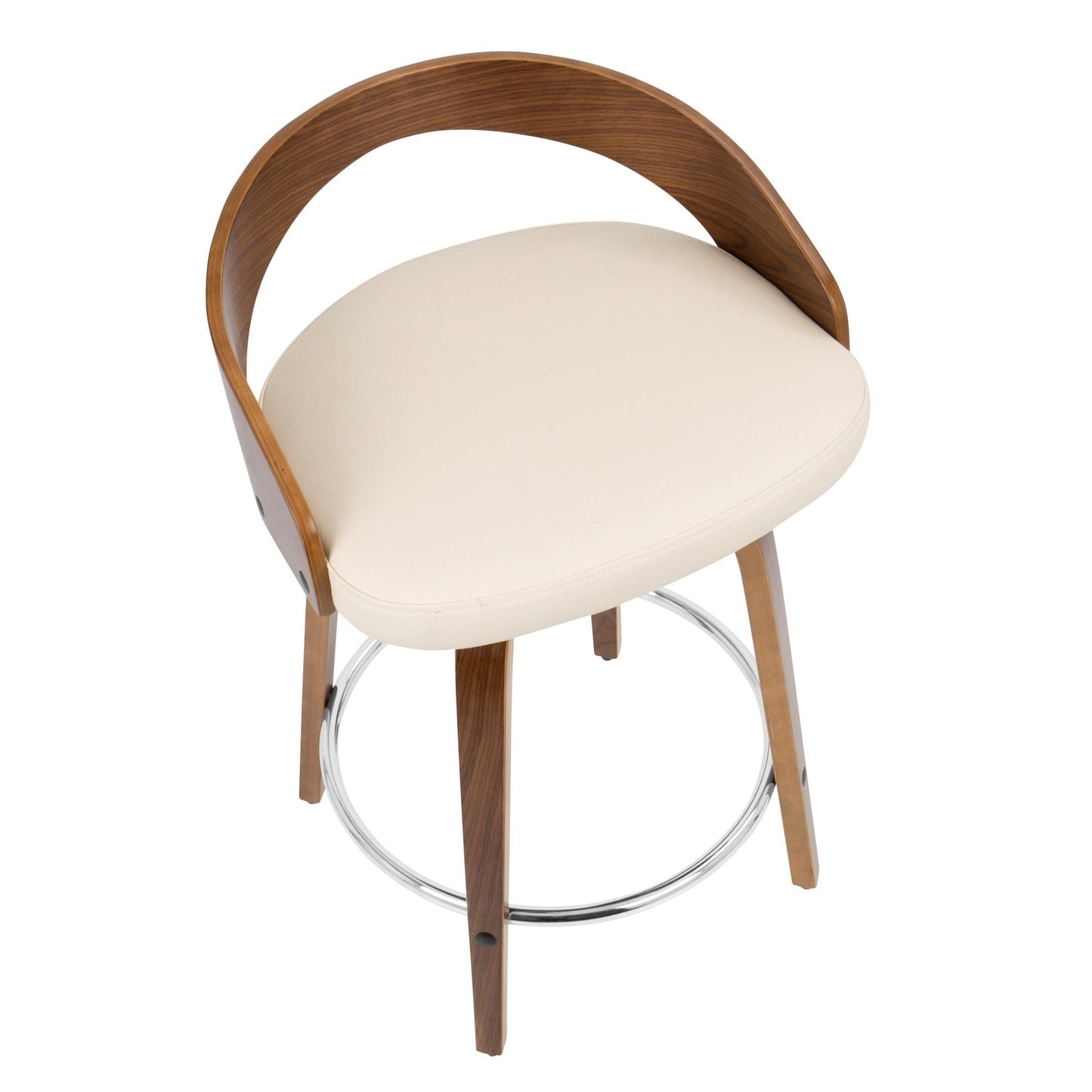 Majestic Office Furniture 24" Fixed-Height Counter Stool - Set of 2
