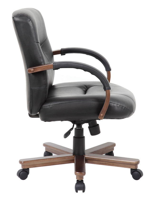 OfficeSource Spencer Collection Executive Mid Back Swivel Tilt