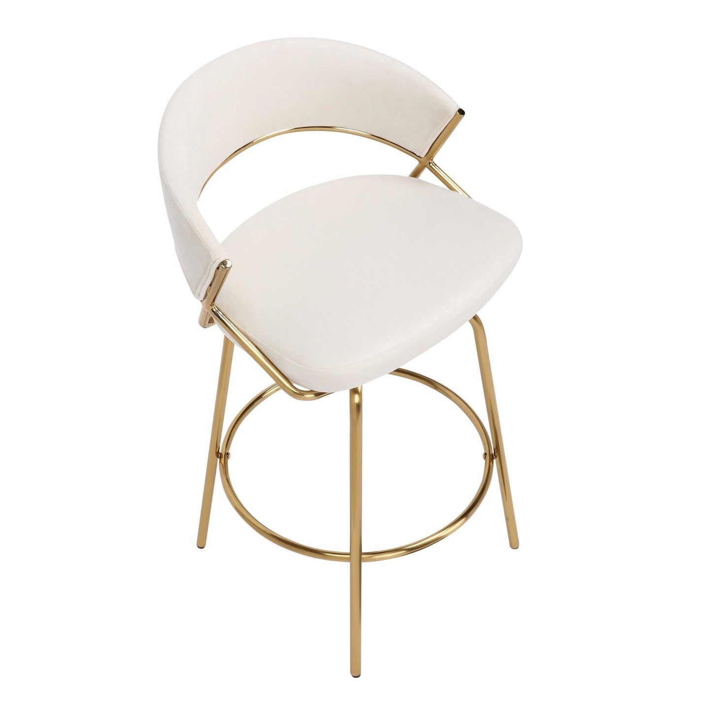 Majestic Office Furniture 26" Fixed-Height Counter Stool - Set of 2