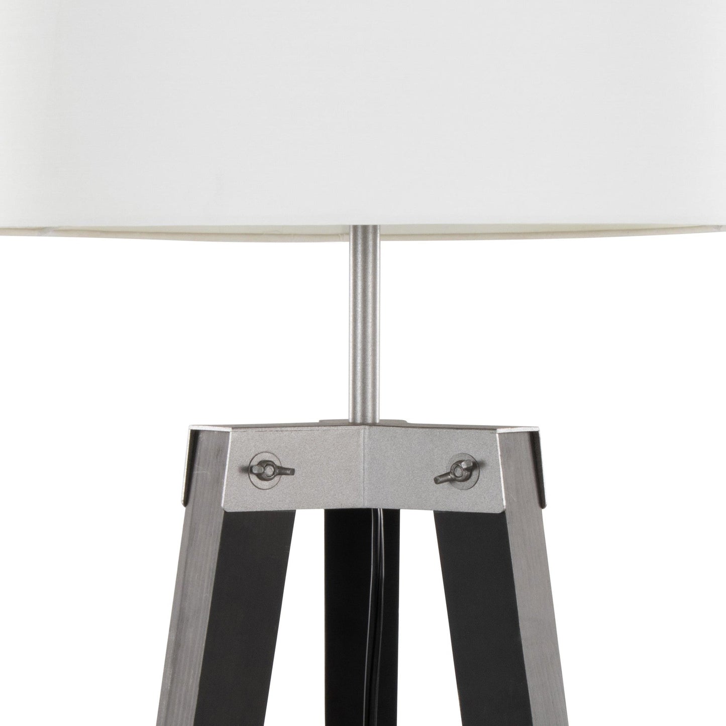 Majestic Office Furniture Shelf 59" Wood Floor Lamp