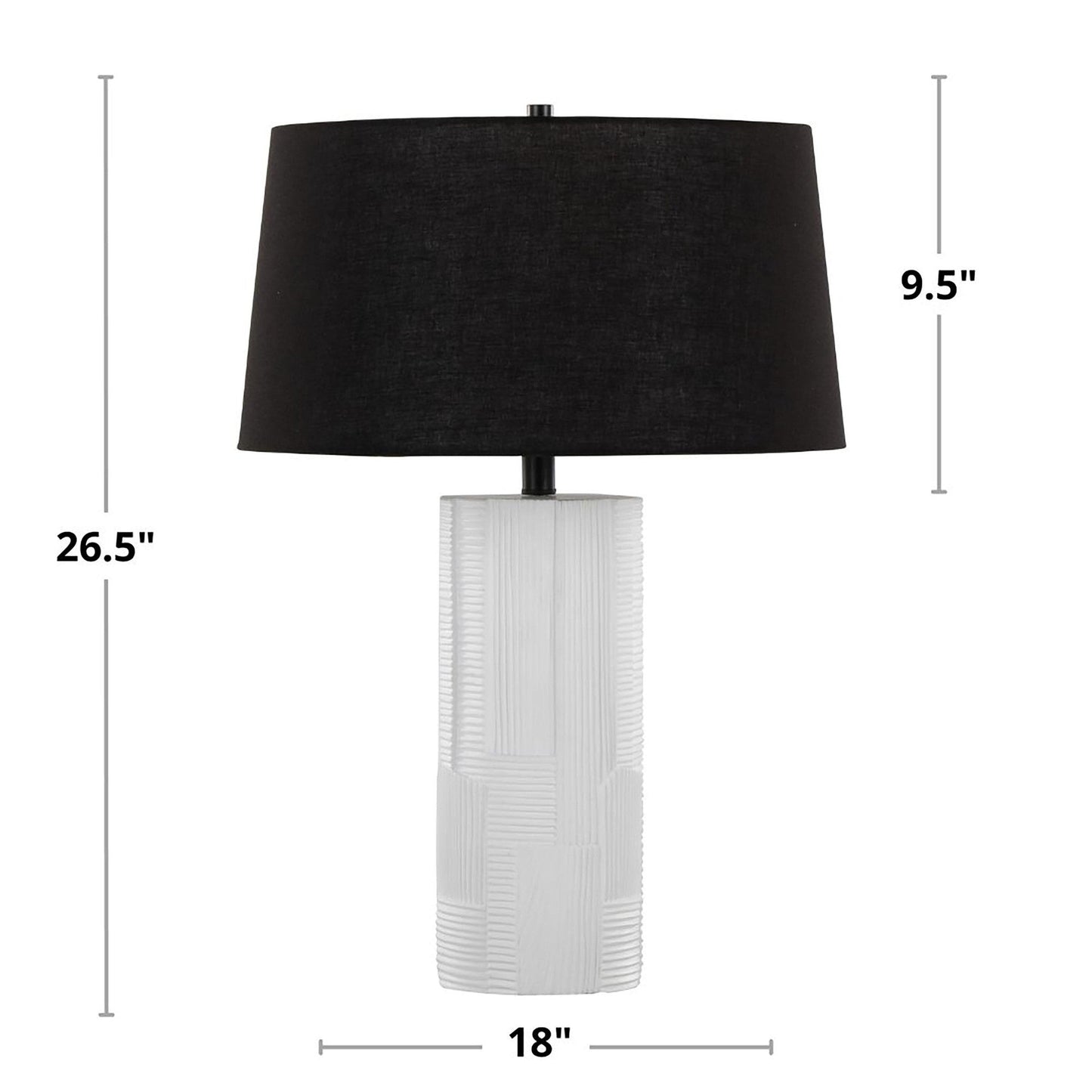 Majestic Office Furniture 26" Polyresin Table Lamp - Set of 2