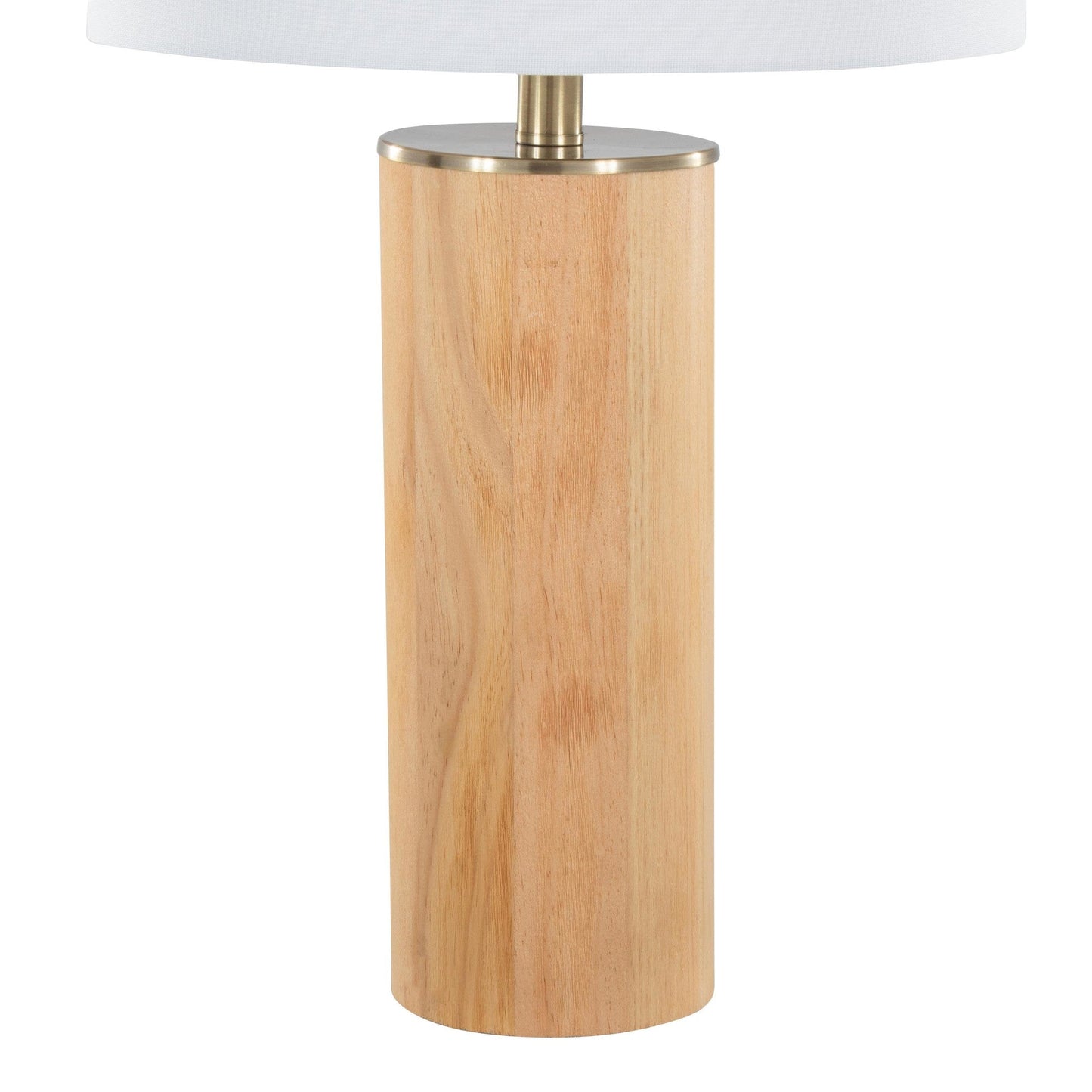 Majestic Office Furniture 27" Ash Wood Table Lamp