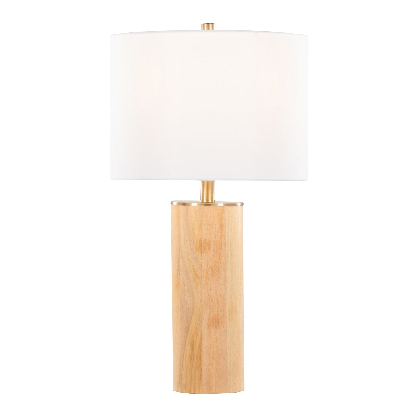 Majestic Office Furniture 27" Ash Wood Table Lamp