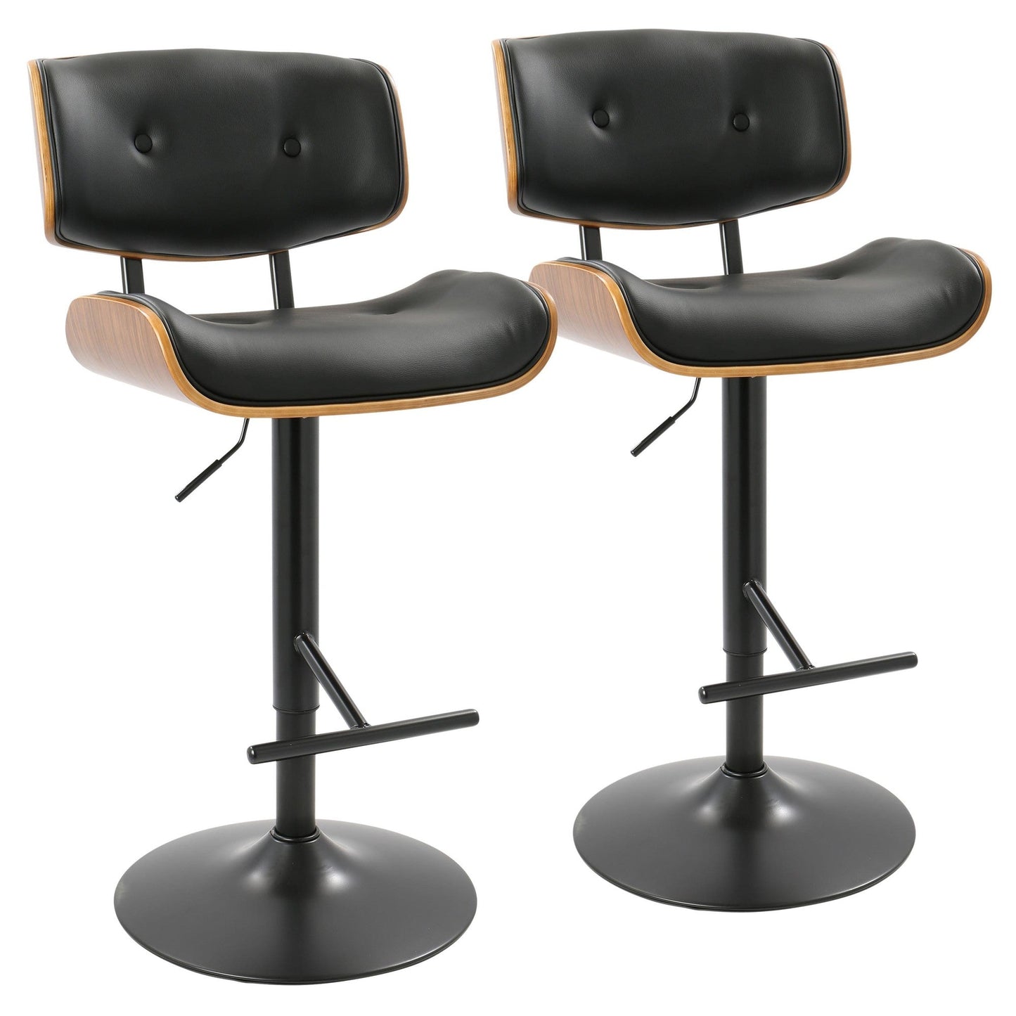 Majestic Office Furniture Adjustable Barstool - Set of 2