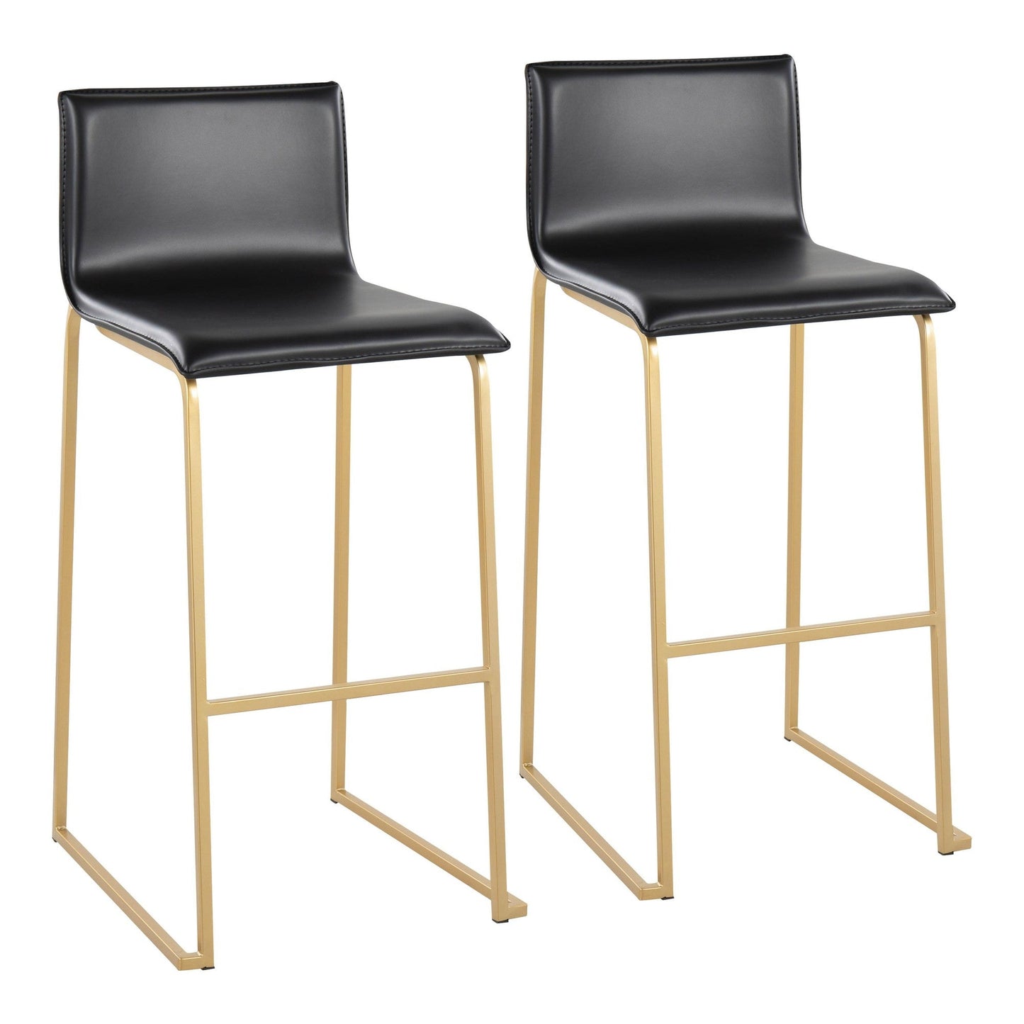 Majestic Office Furniture 30" Fixed-Height Barstool - Set of 2