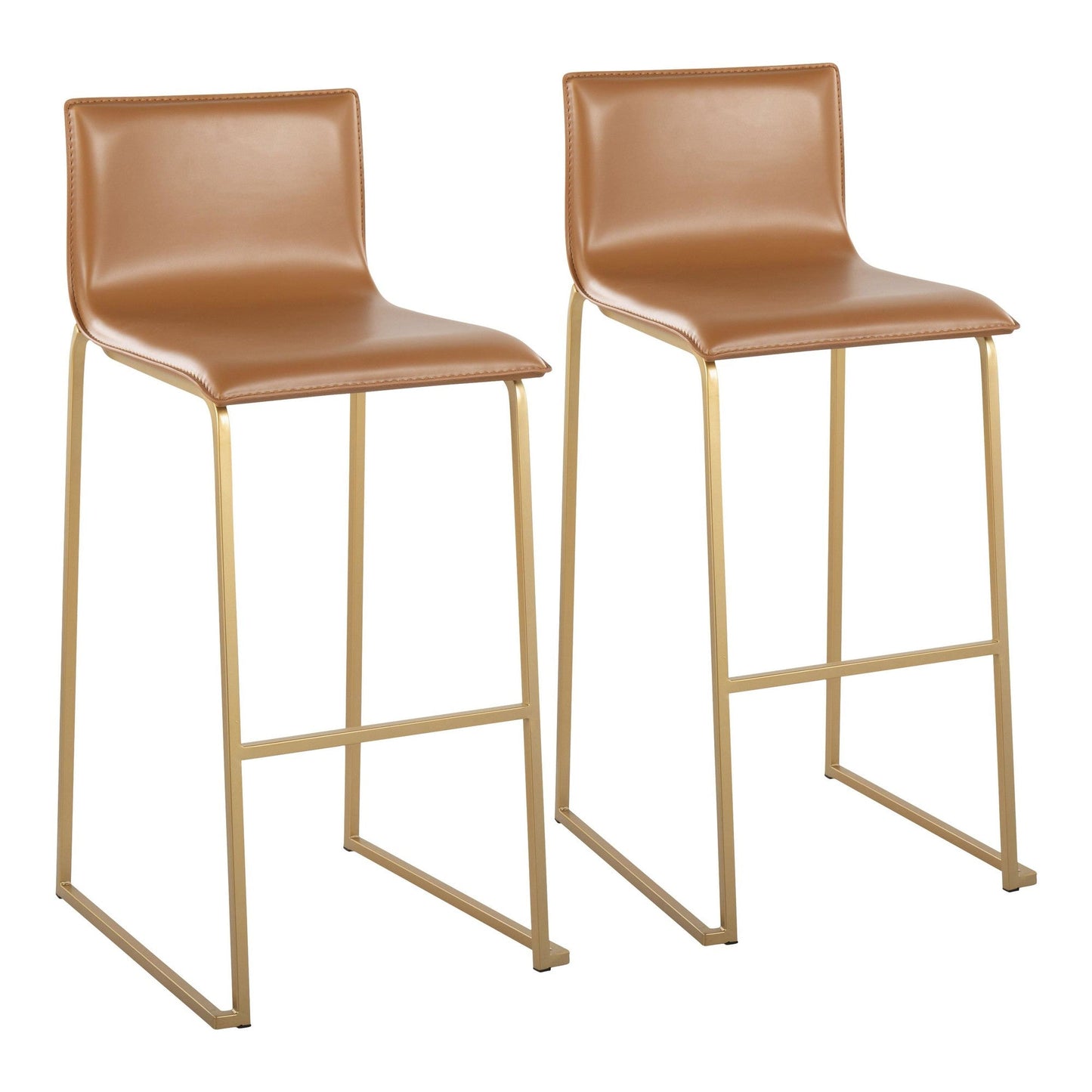 Majestic Office Furniture 30" Fixed-Height Barstool - Set of 2