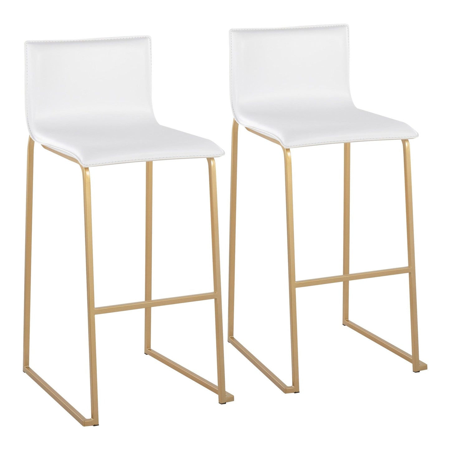Majestic Office Furniture 30" Fixed-Height Barstool - Set of 2