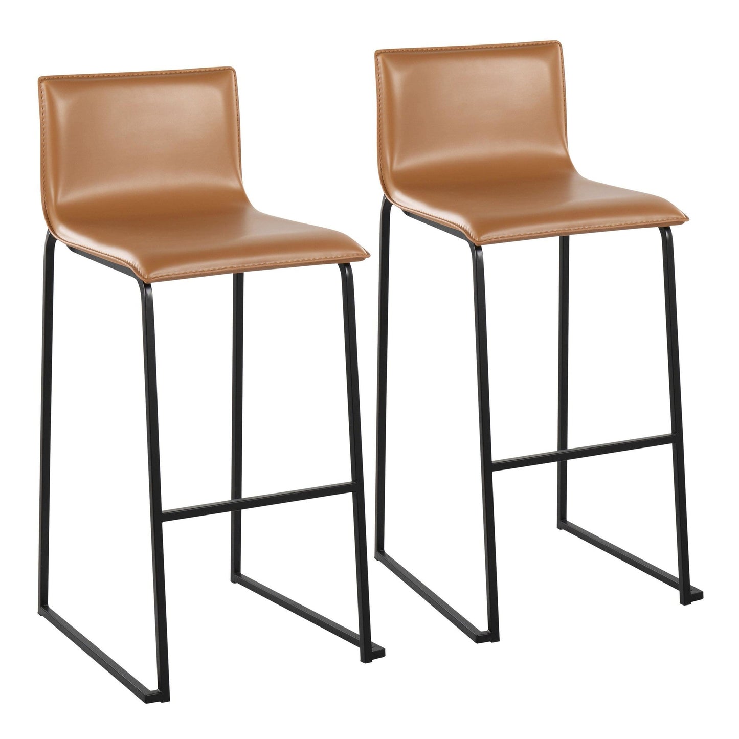 Majestic Office Furniture 30" Fixed-Height Barstool - Set of 2