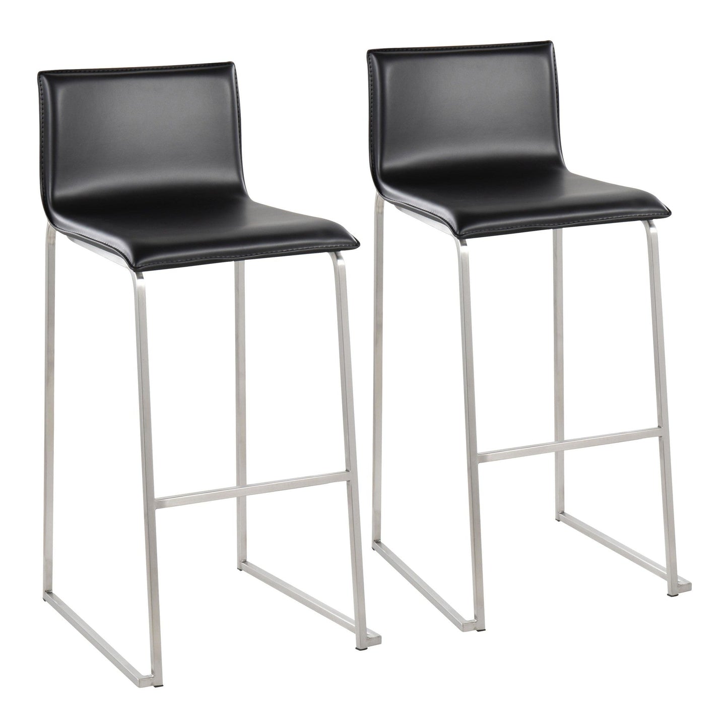 Majestic Office Furniture 30" Fixed-Height Barstool - Set of 2