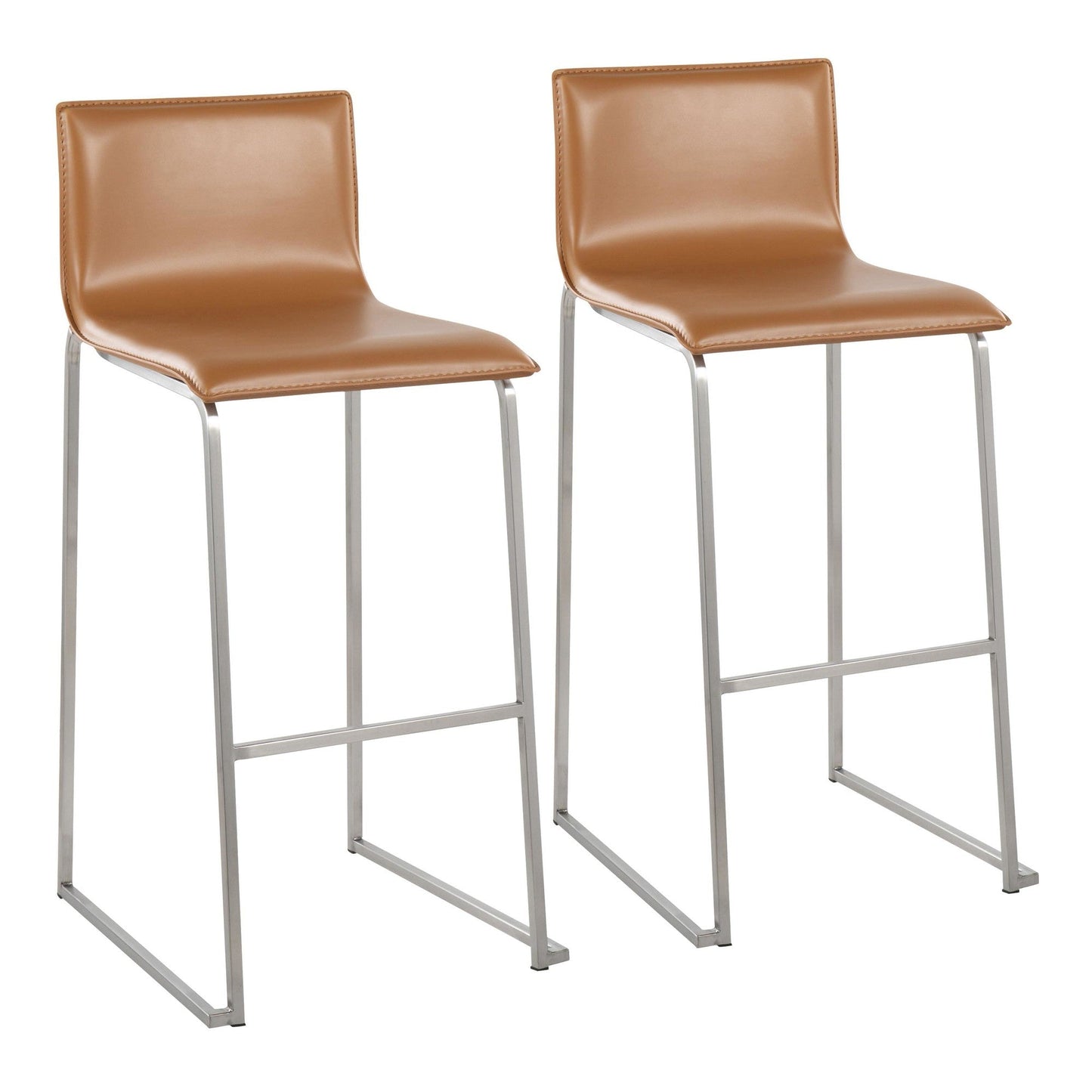 Majestic Office Furniture 30" Fixed-Height Barstool - Set of 2