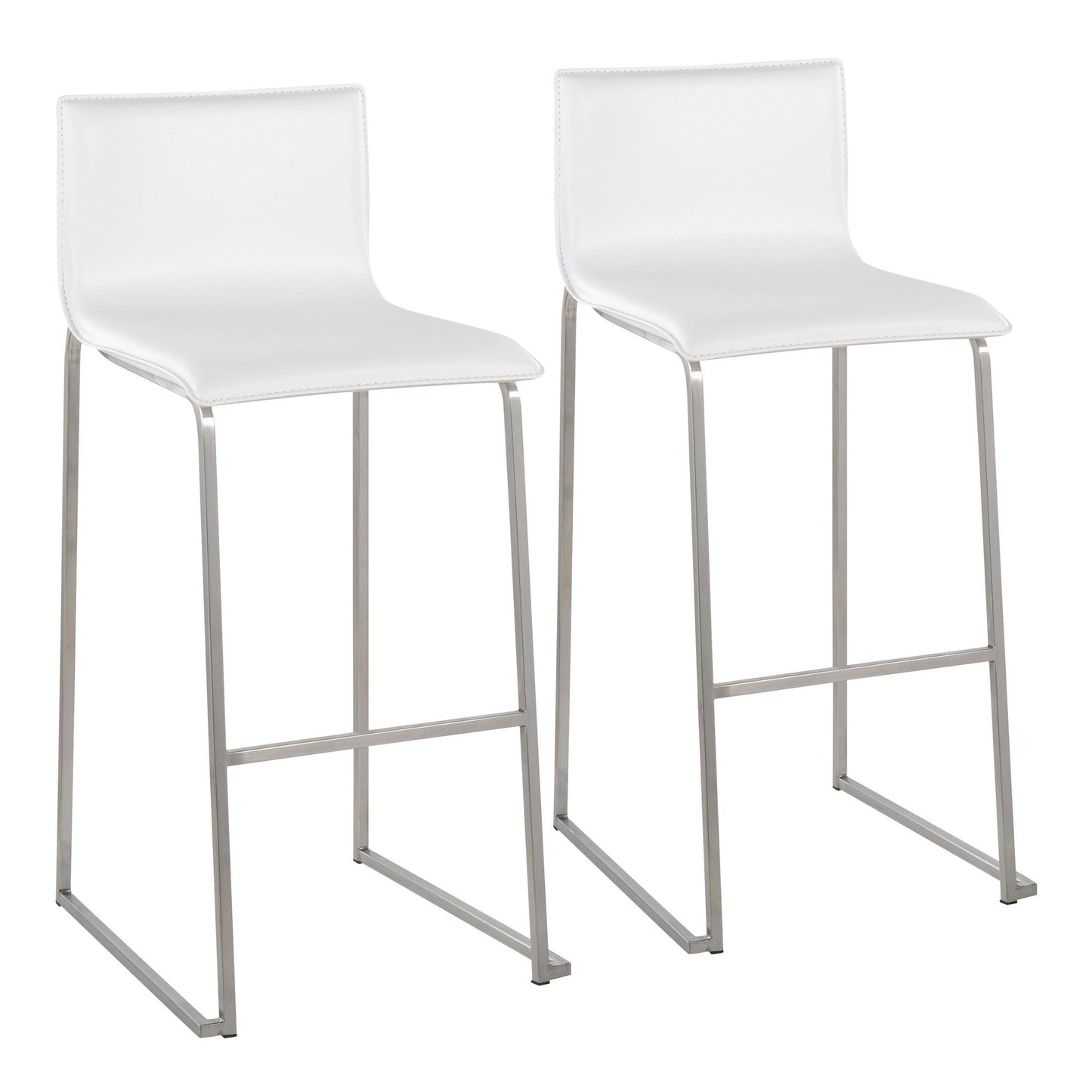 Majestic Office Furniture 30" Fixed-Height Barstool - Set of 2