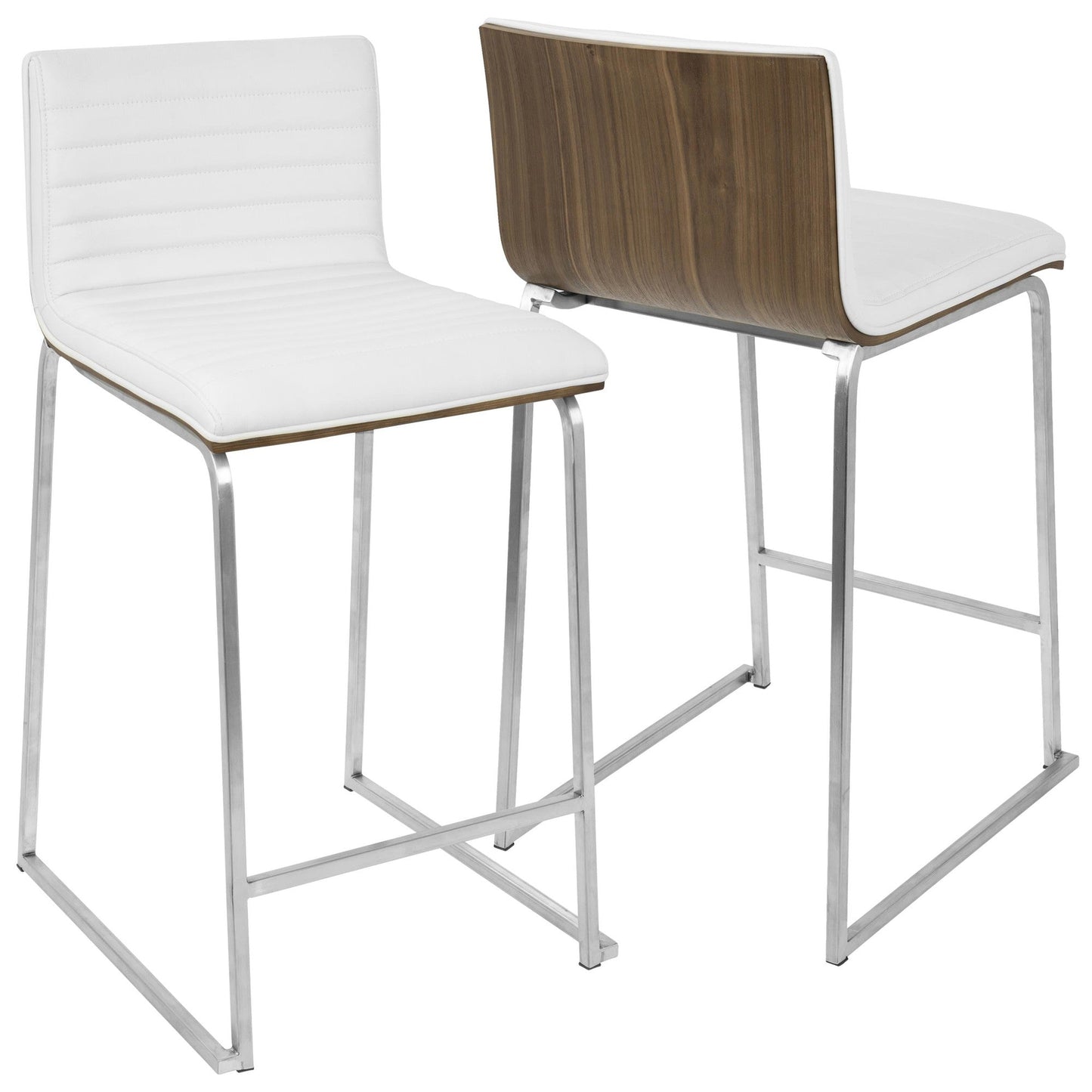 Majestic Office Furniture 26" Fixed-Height Counter Stool - Set of 2