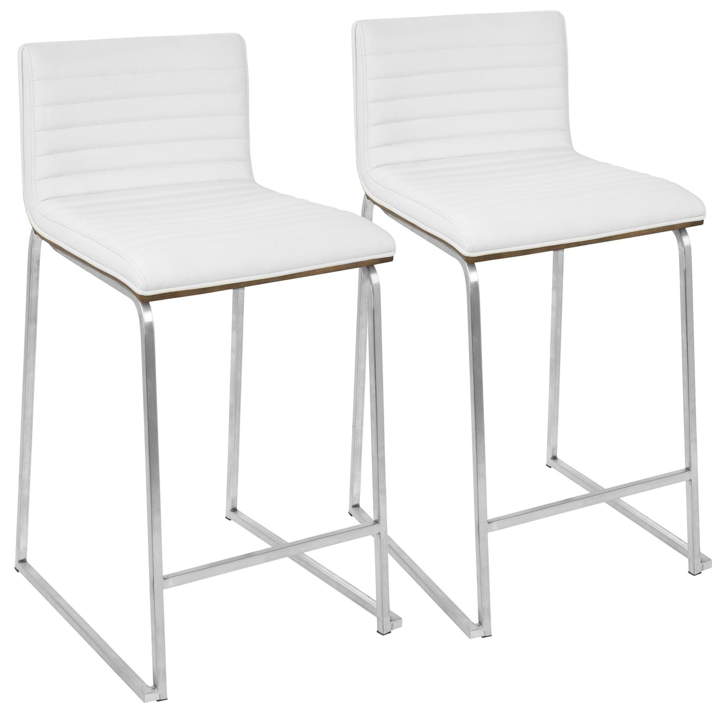 Majestic Office Furniture 26" Fixed-Height Counter Stool - Set of 2
