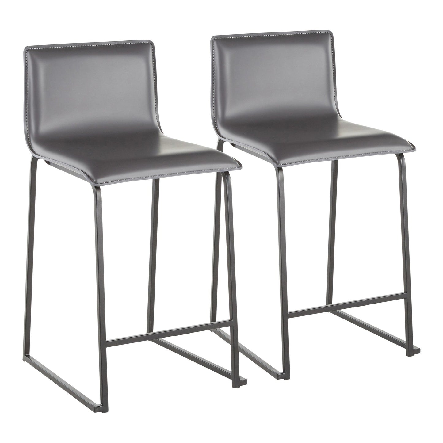 Majestic Office Furniture 26" Fixed-Height Counter Stool - Set of 2