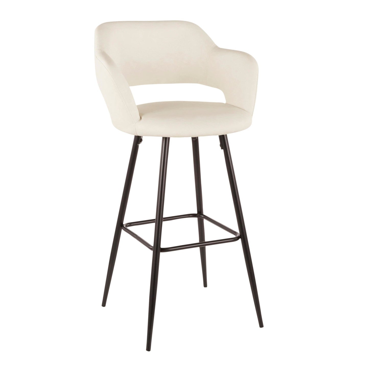 Majestic Office Furniture 30" Fixed-Height Barstool - Set of 2