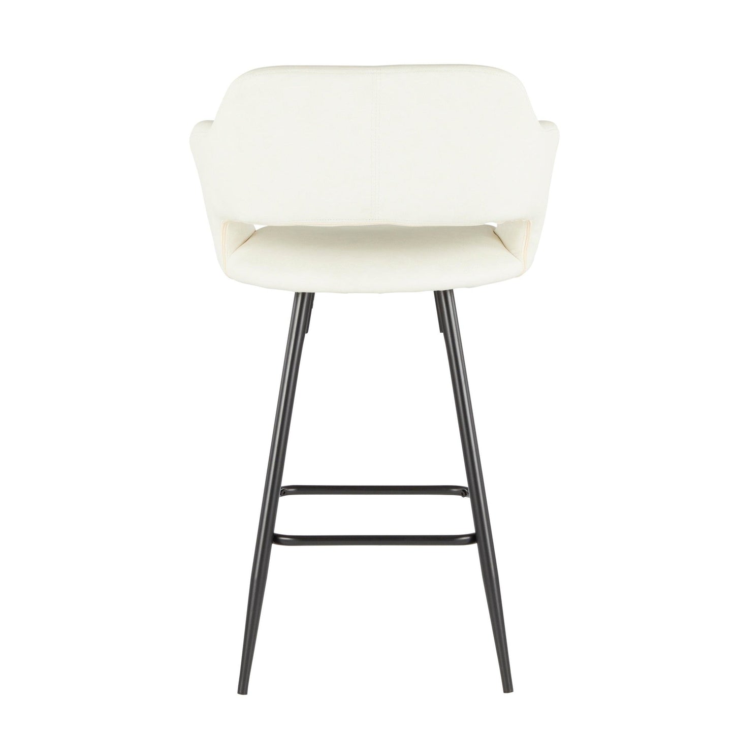Majestic Office Furniture 25" Fixed-Height Counter Stool - Set of 2