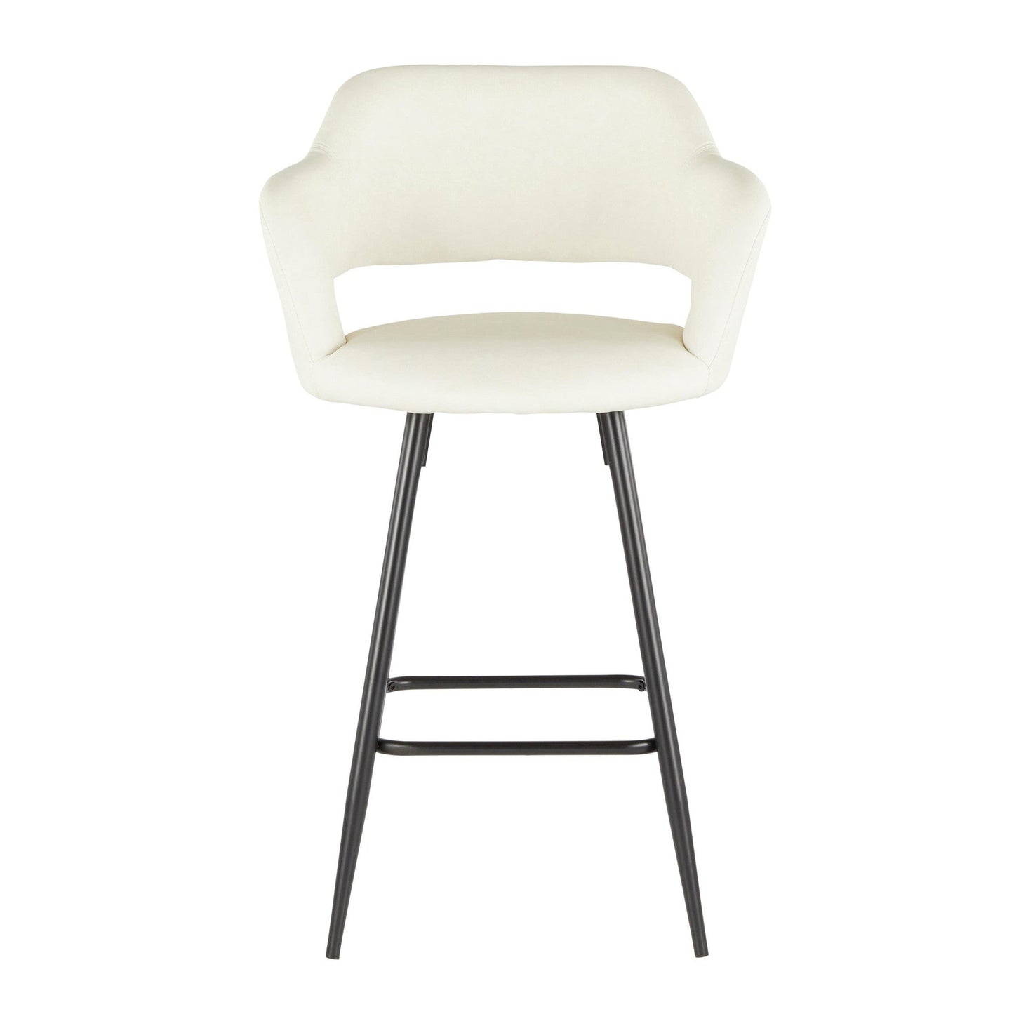 Majestic Office Furniture 25" Fixed-Height Counter Stool - Set of 2